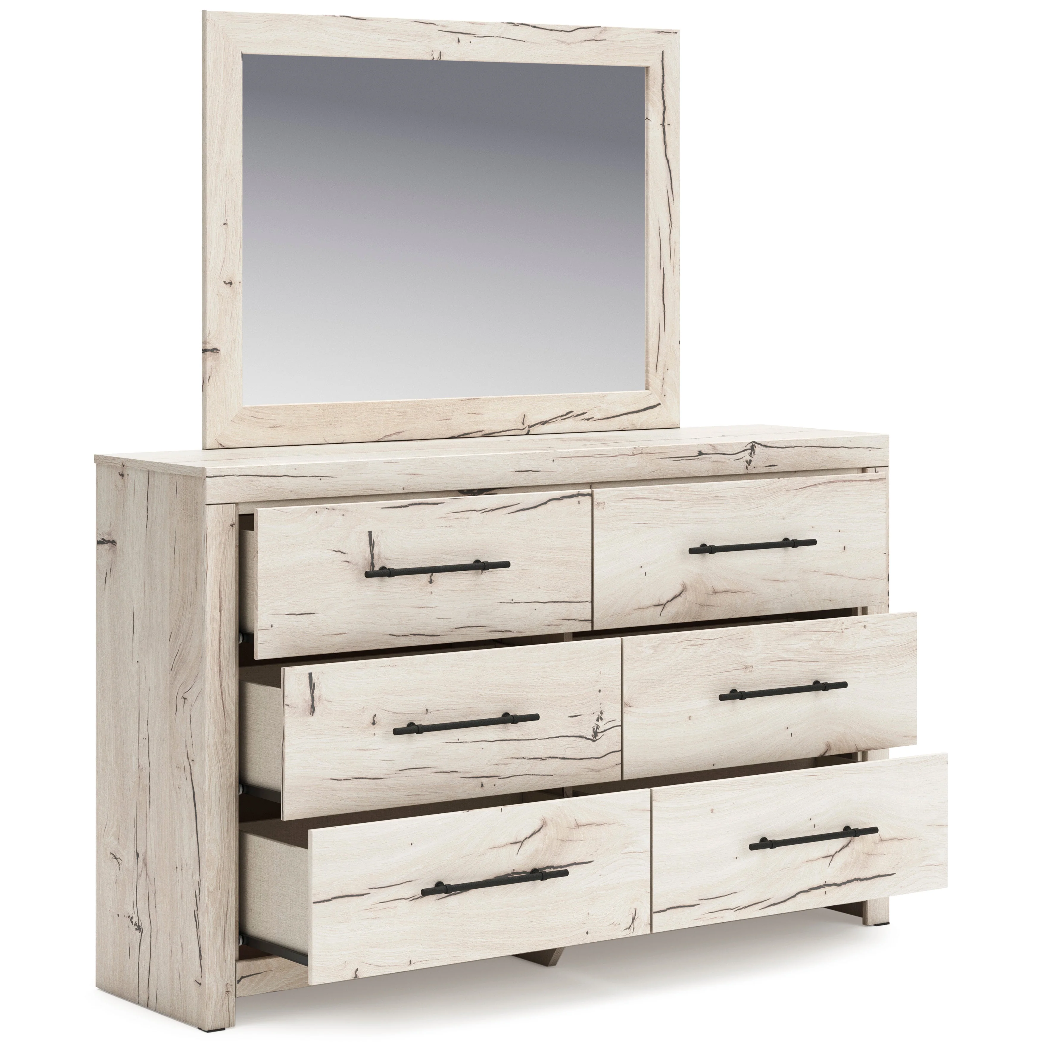 Lawroy Light Natural Panel Bedroom Set - Image 12