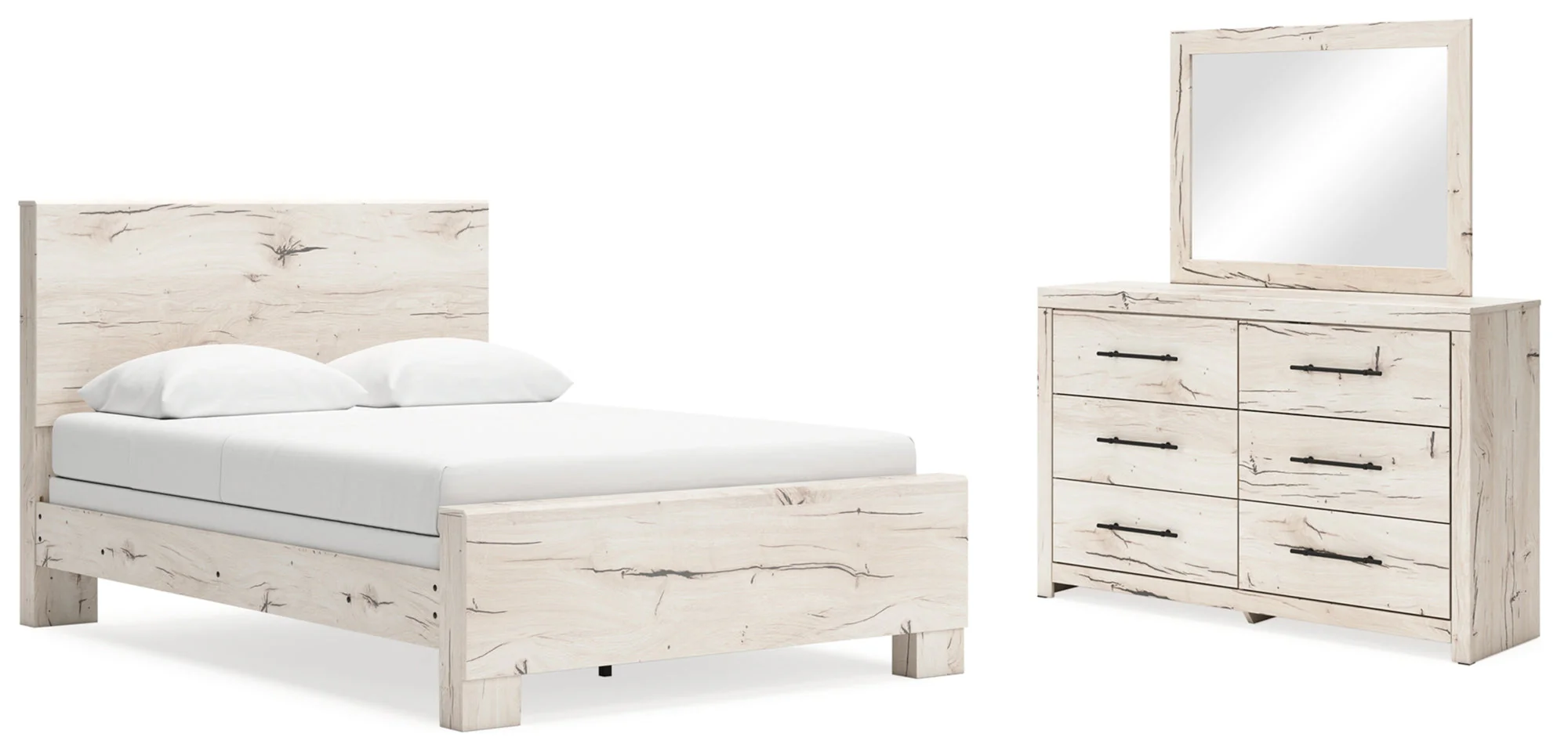 Lawroy Light Natural Panel Bedroom Set - Image 19