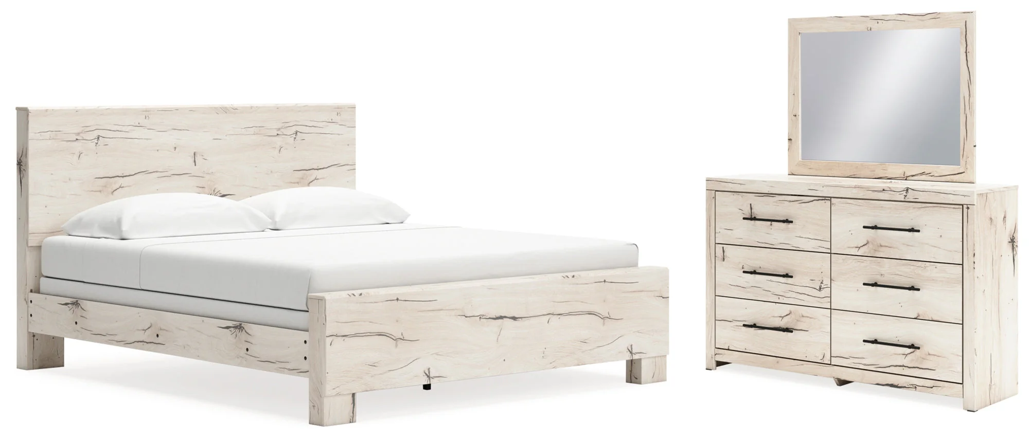 Lawroy Light Natural Panel Bedroom Set - Image 46