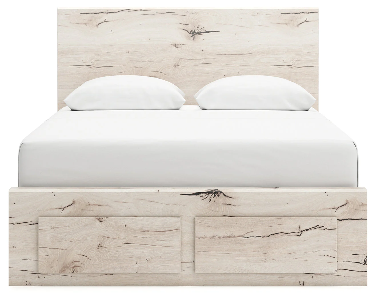 Lawroy Light Natural Queen Storage Platform Bed - Image 4