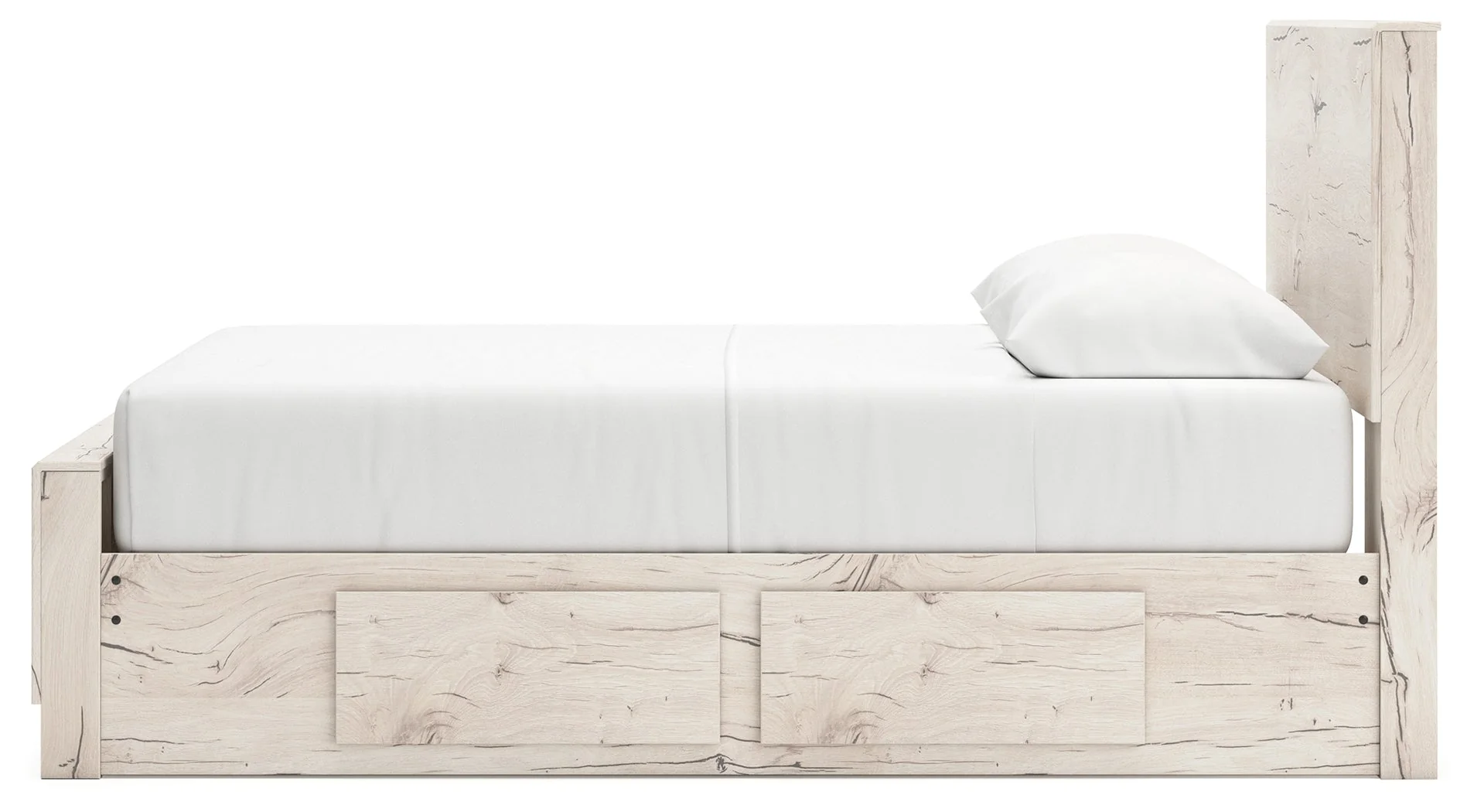Lawroy Light Natural Queen Storage Platform Bed with 4 Drawers - Image 7