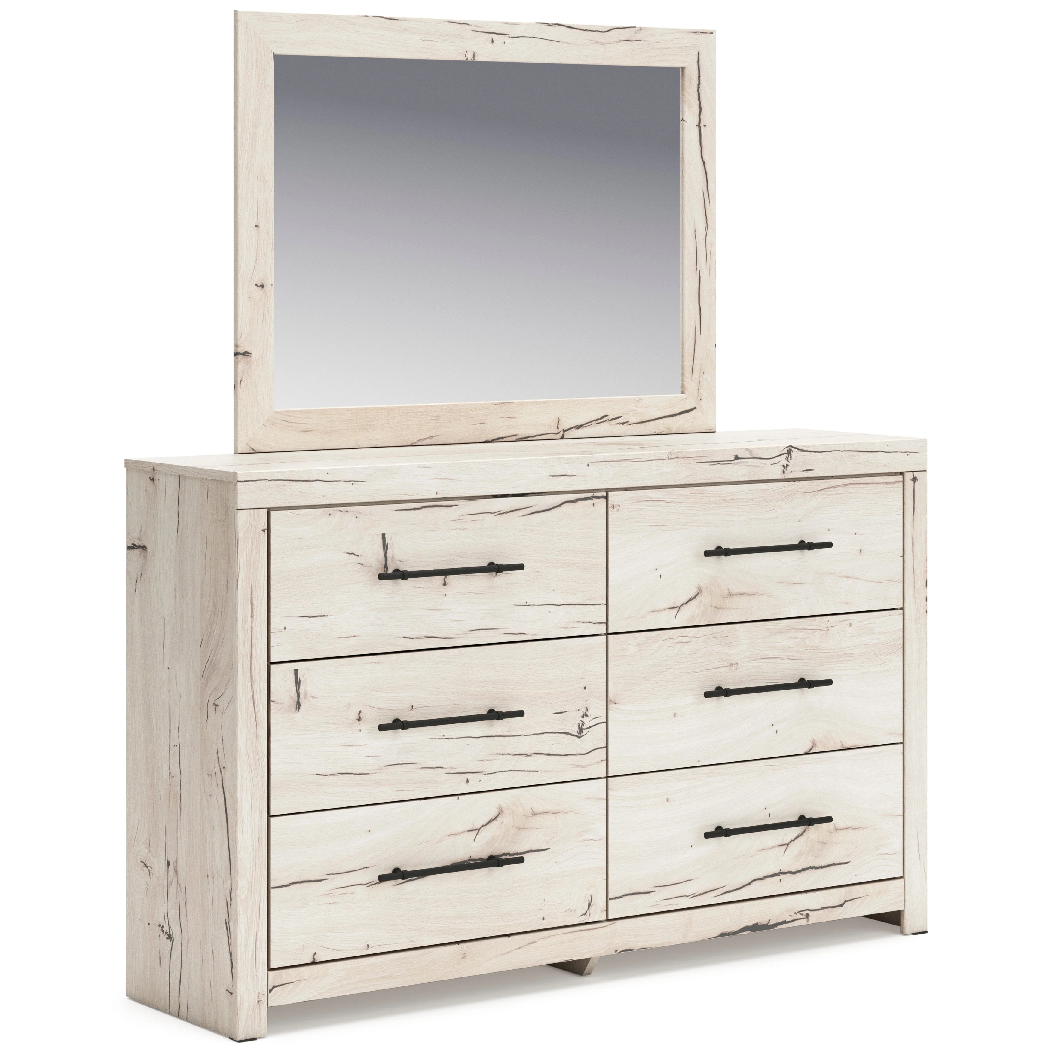 Lawroy Light Natural Storage Panel Bedroom Set with 2 One-Side Drawers - Image 25