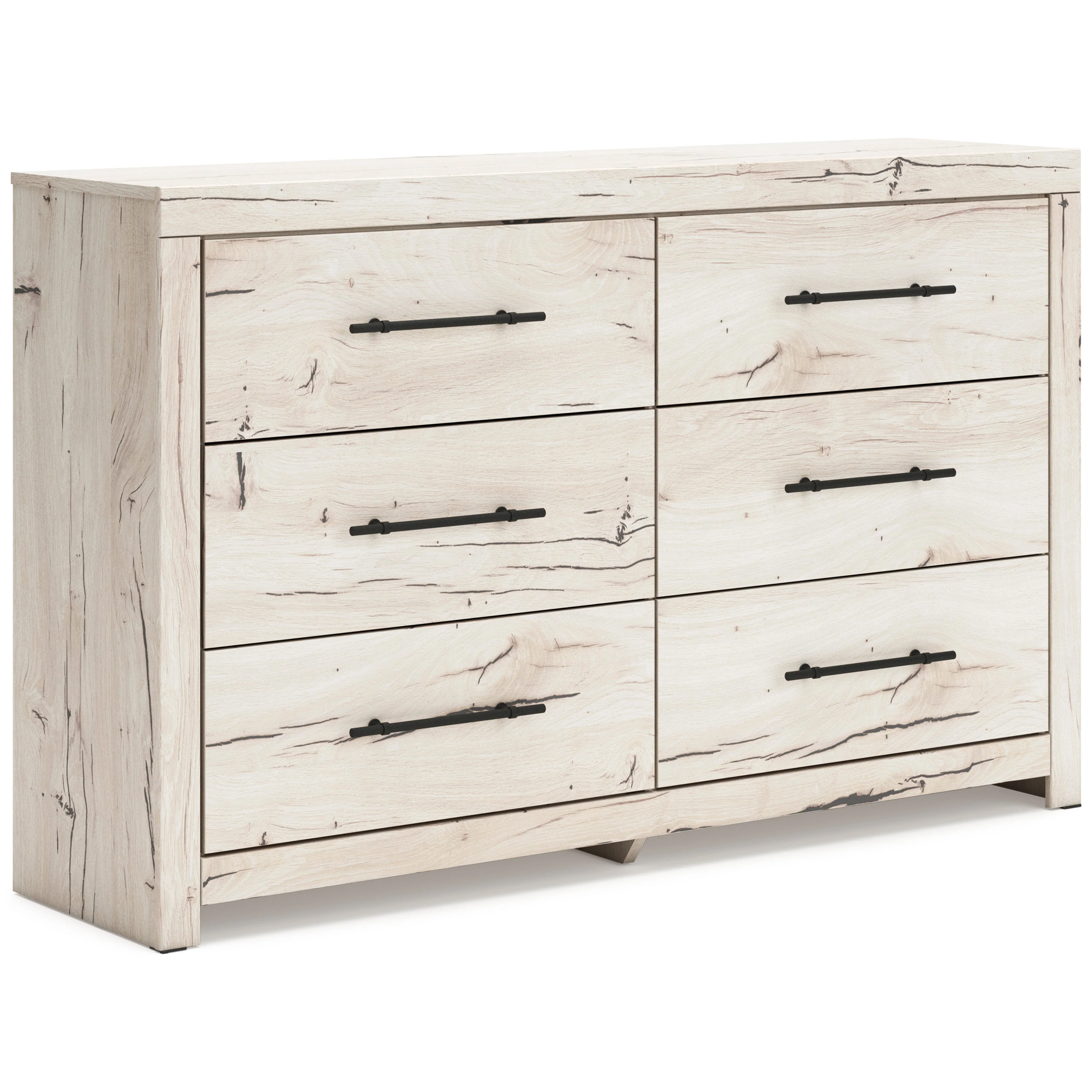 Lawroy Light Natural Storage Panel Bedroom Set with 4 Side Drawers - Image 12