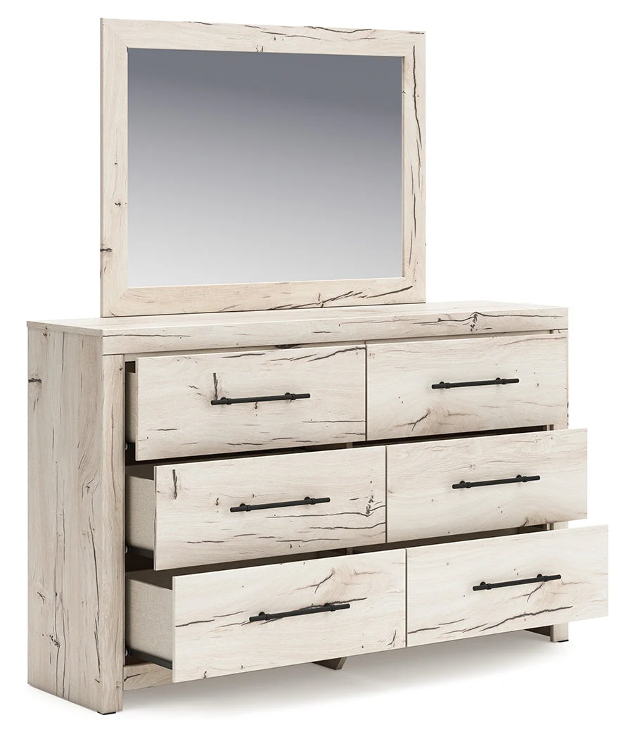 Lawroy Light Natural Storage Panel Bedroom Set with 4 Side Drawers - Image 30