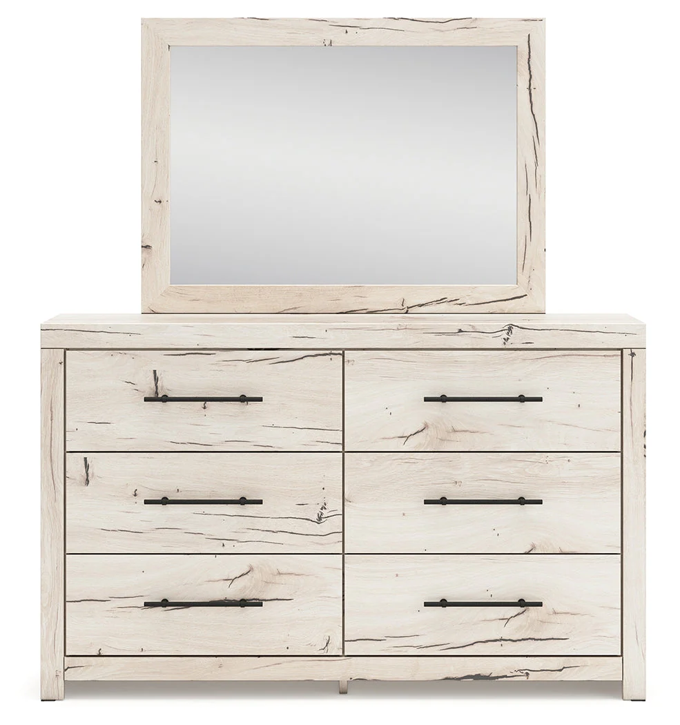 Lawroy Light Natural Storage Panel Bedroom Set with 6 Drawers - Image 20