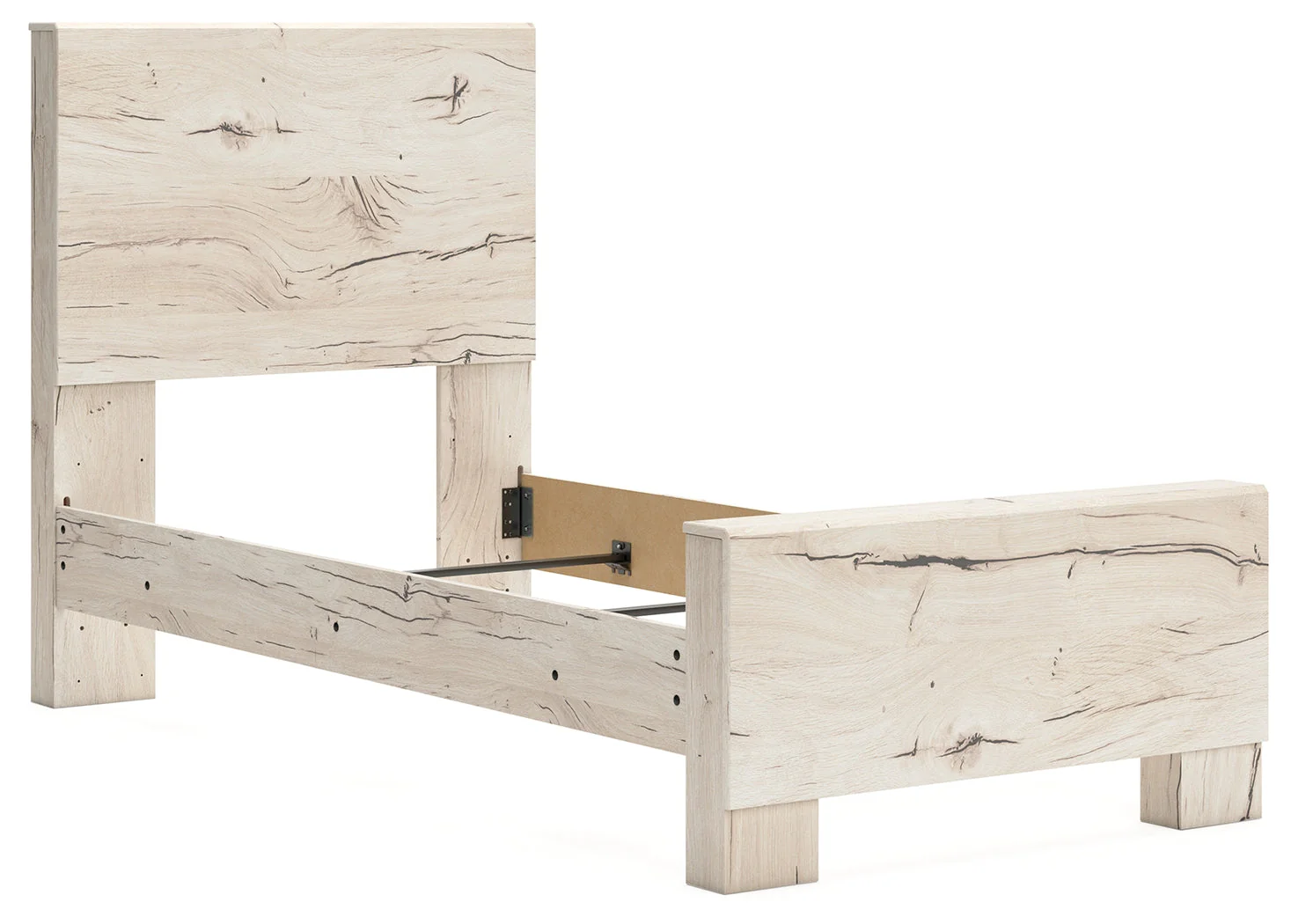 Lawroy Light Natural Twin Panel Bed - Image 7