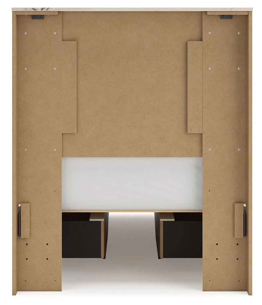 Lawroy Light Natural Twin Storage Platform Bed with 4 Drawers - Image 8