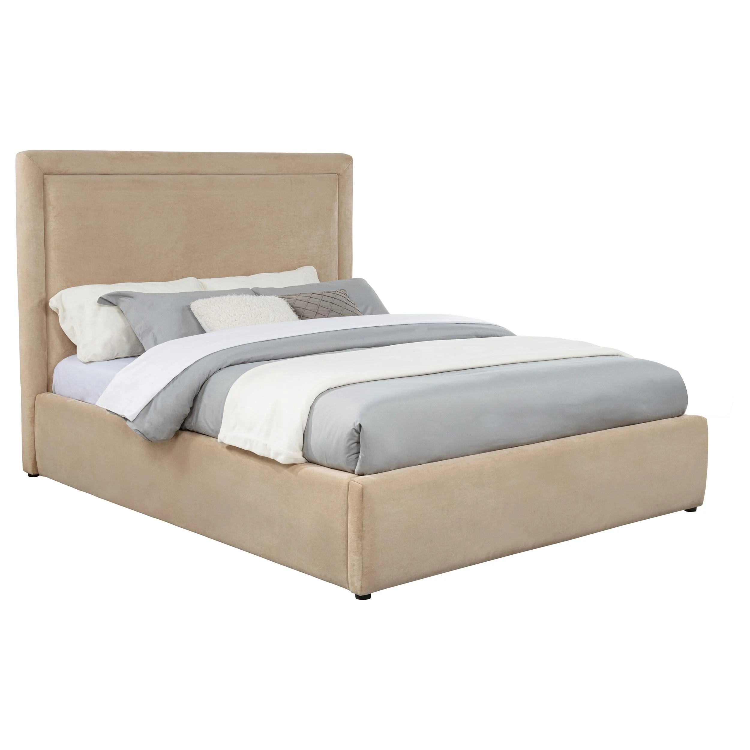Lawson Saddle 55-inch Upholstered Eastern King Platform Bed - Image 2