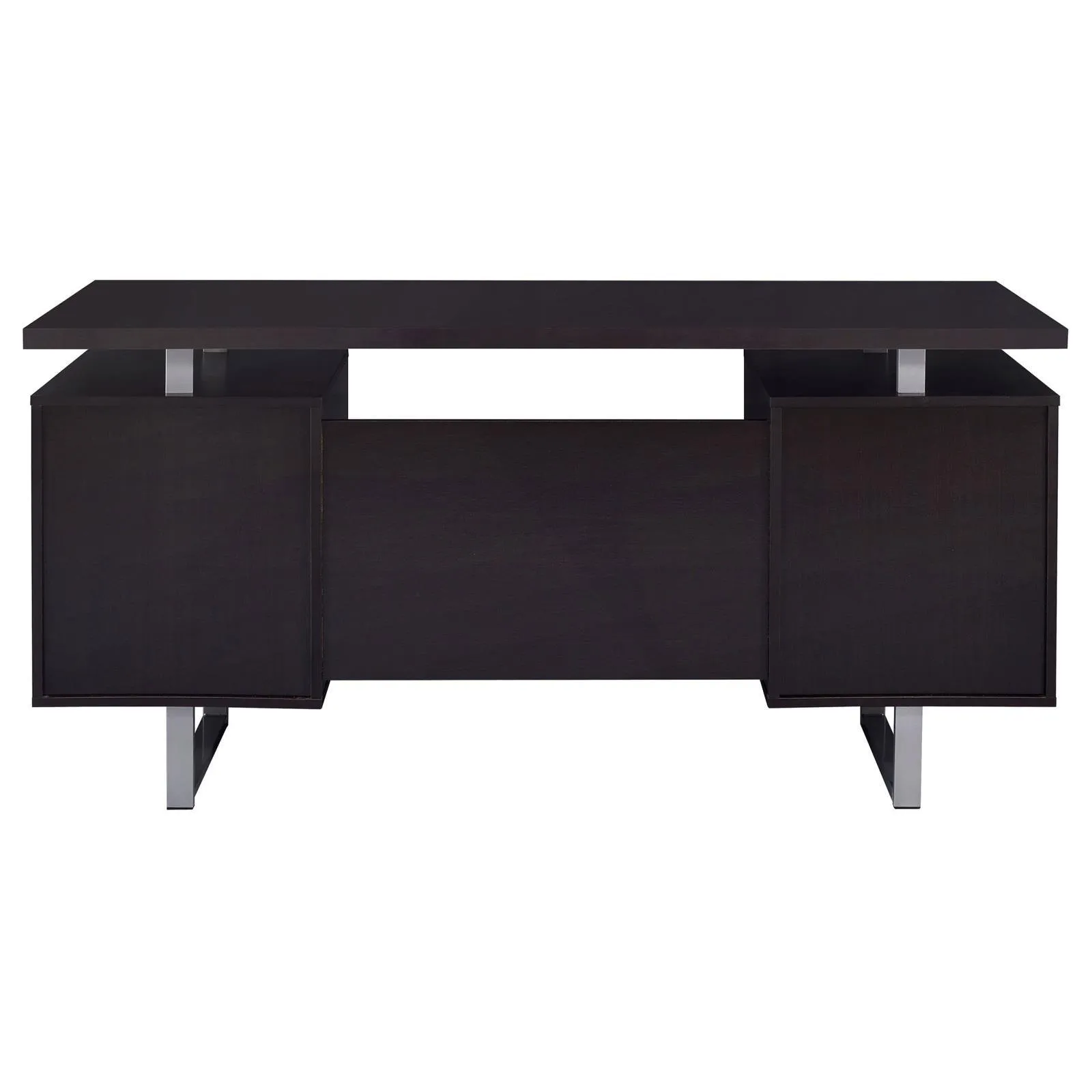 Lawtey Cappuccino Rectangular Storage Office Desk - Image 7