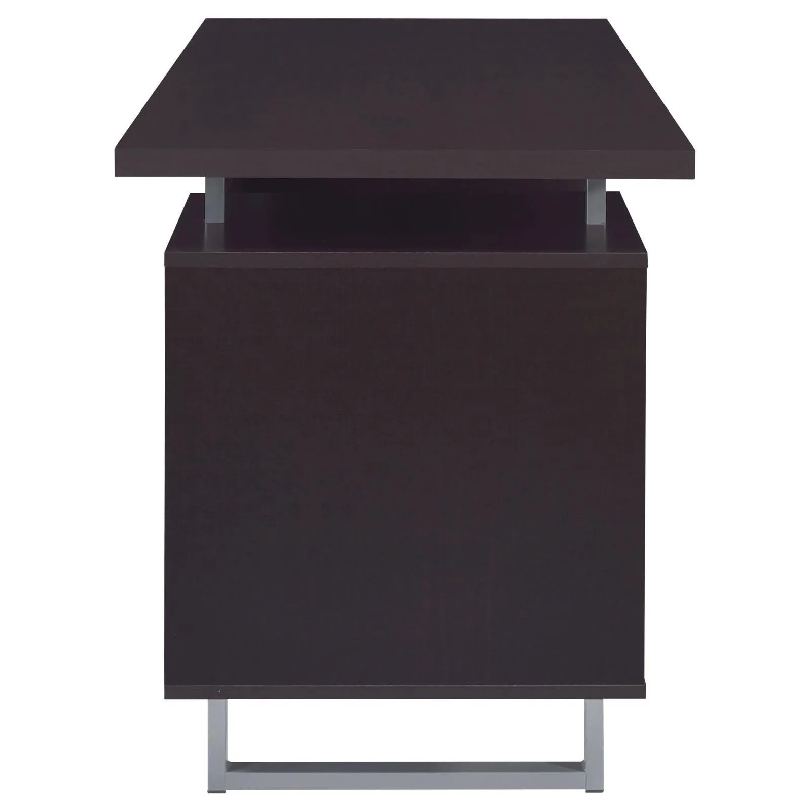 Lawtey Cappuccino Rectangular Storage Office Desk - Image 9