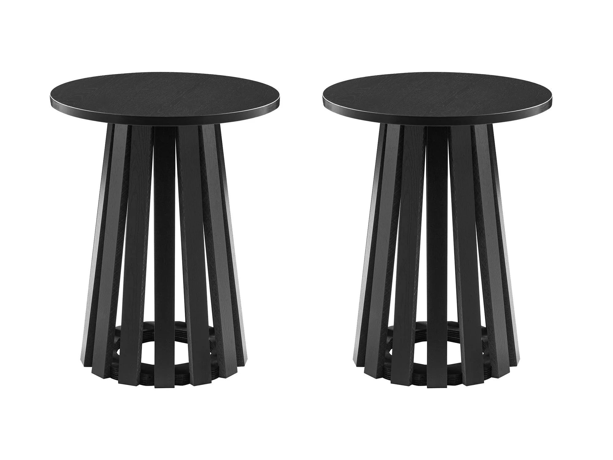 Layla End Table in Black (set of 2)