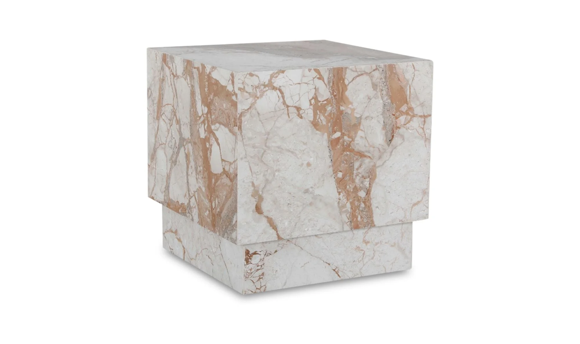 Layla Side Table Breccia Marble - Image 2