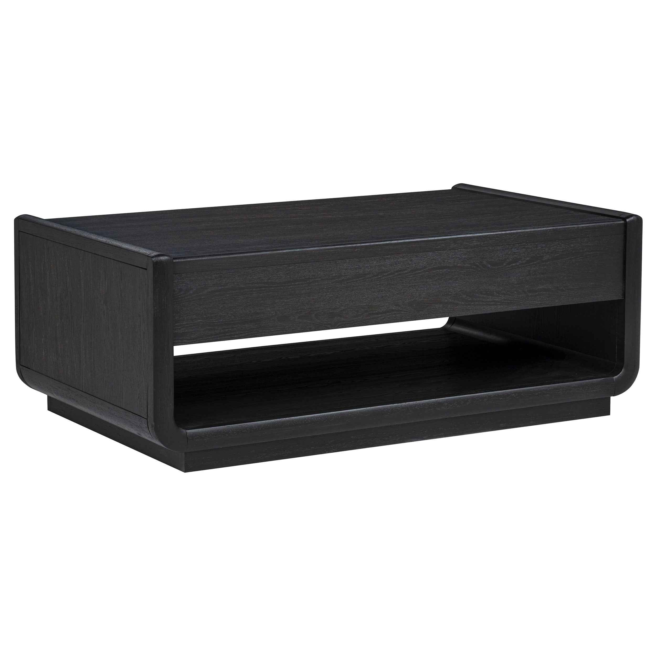Leandro Burnished Black 2-piece Wood Coffee and End Table Set - Image 11