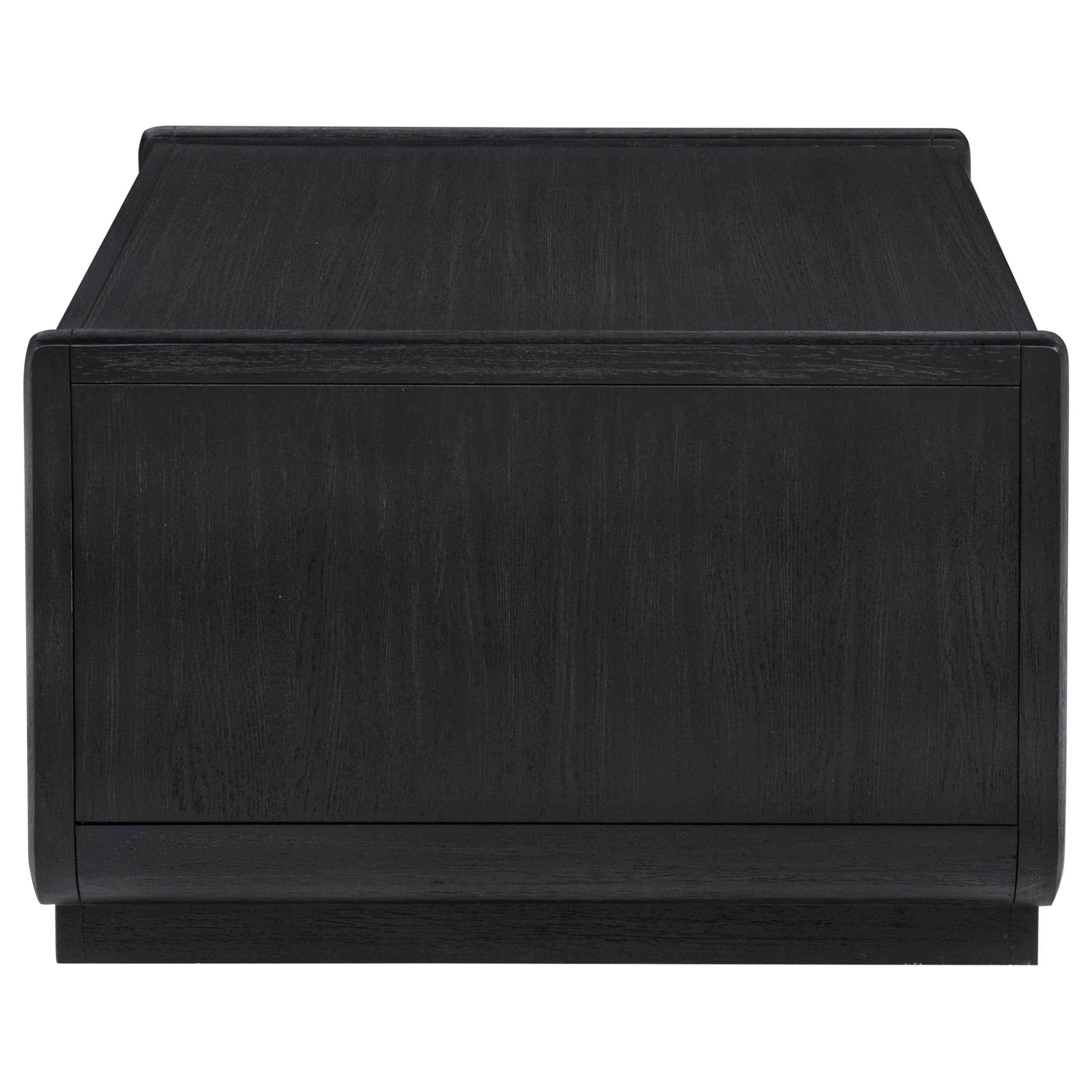 Leandro Burnished Black 2-piece Wood Coffee and End Table Set - Image 12