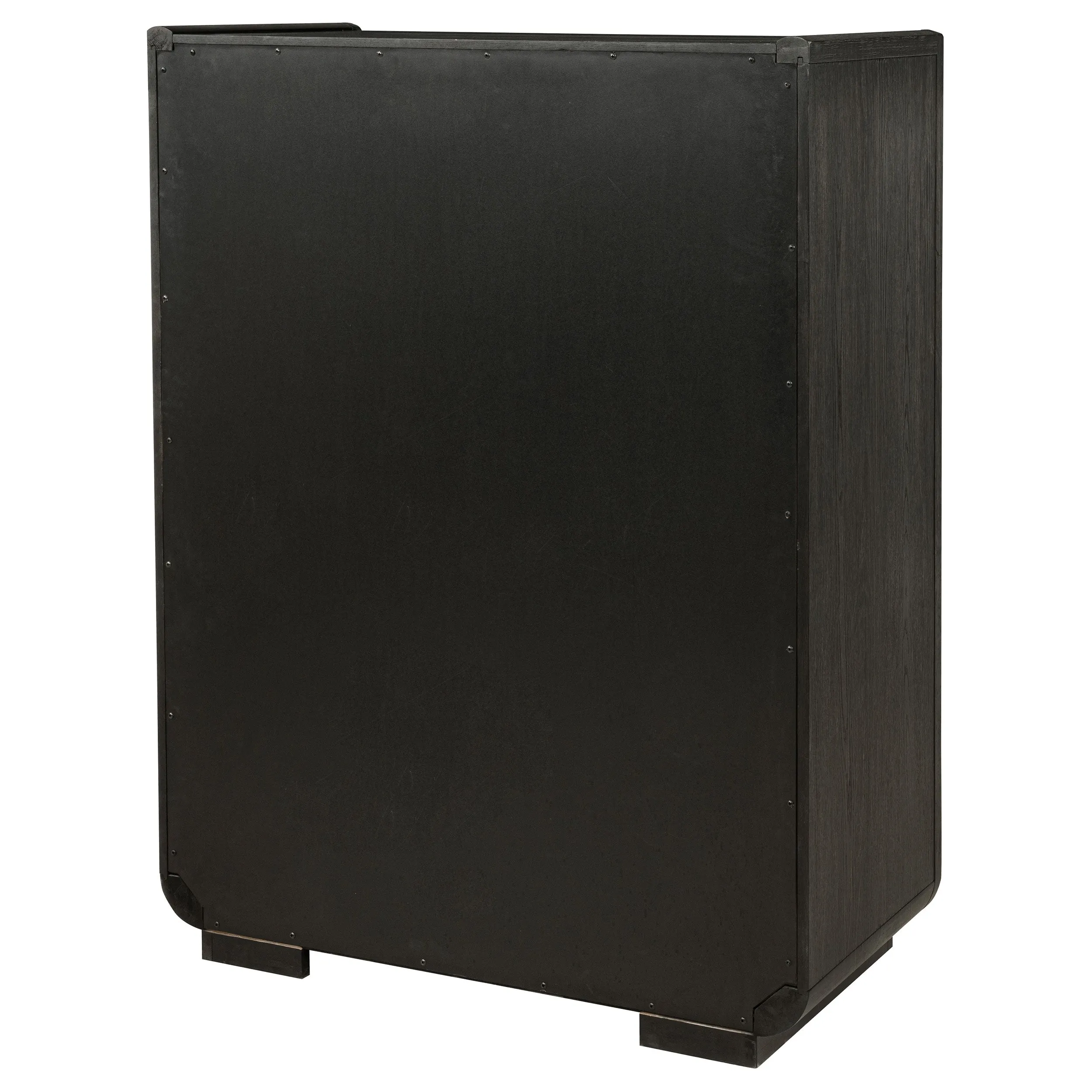 Leandro Burnished Black 5-drawer Bedroom Chest of Drawers - Image 7