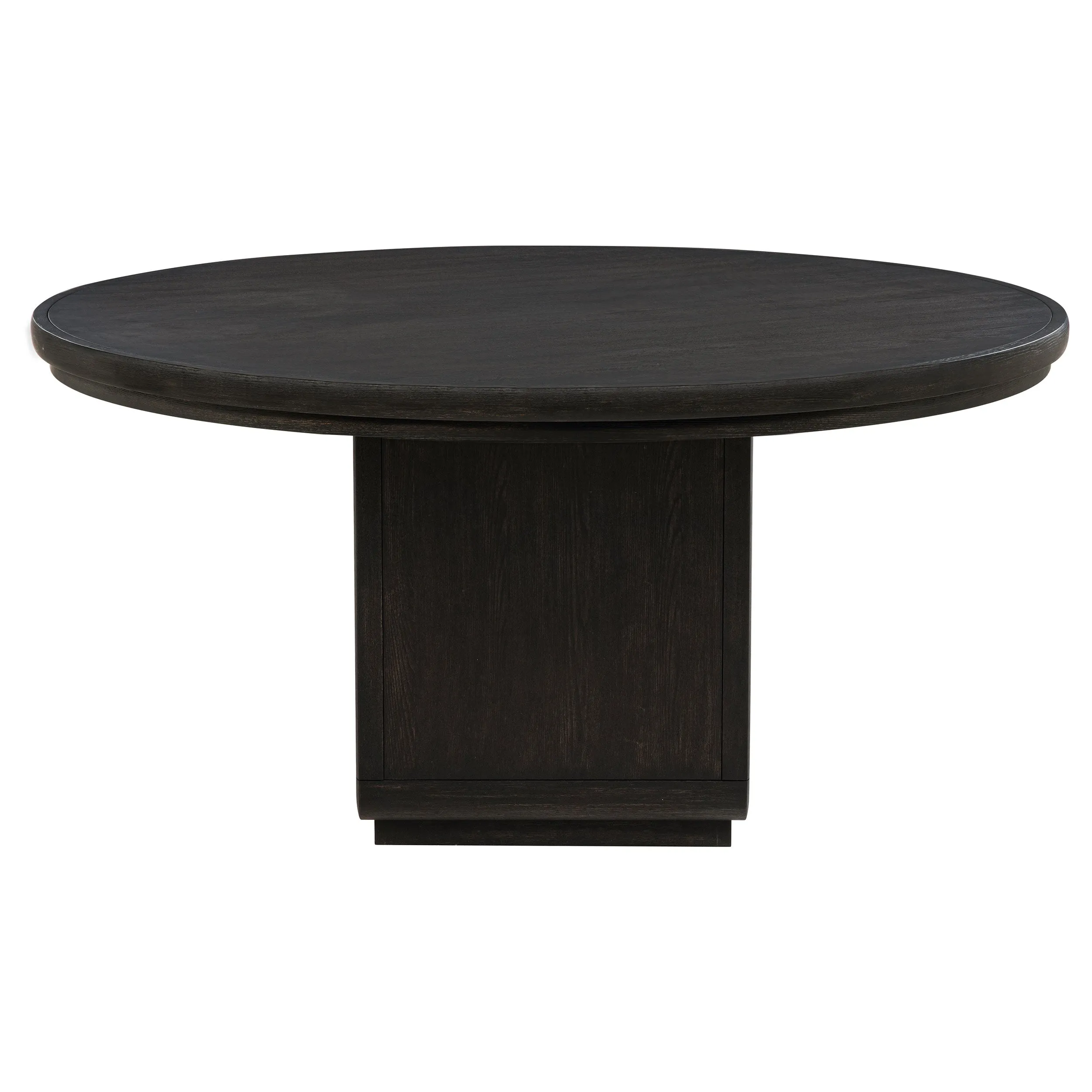 Leandro Burnished Black 60-inch Round Dining Table - Image 3