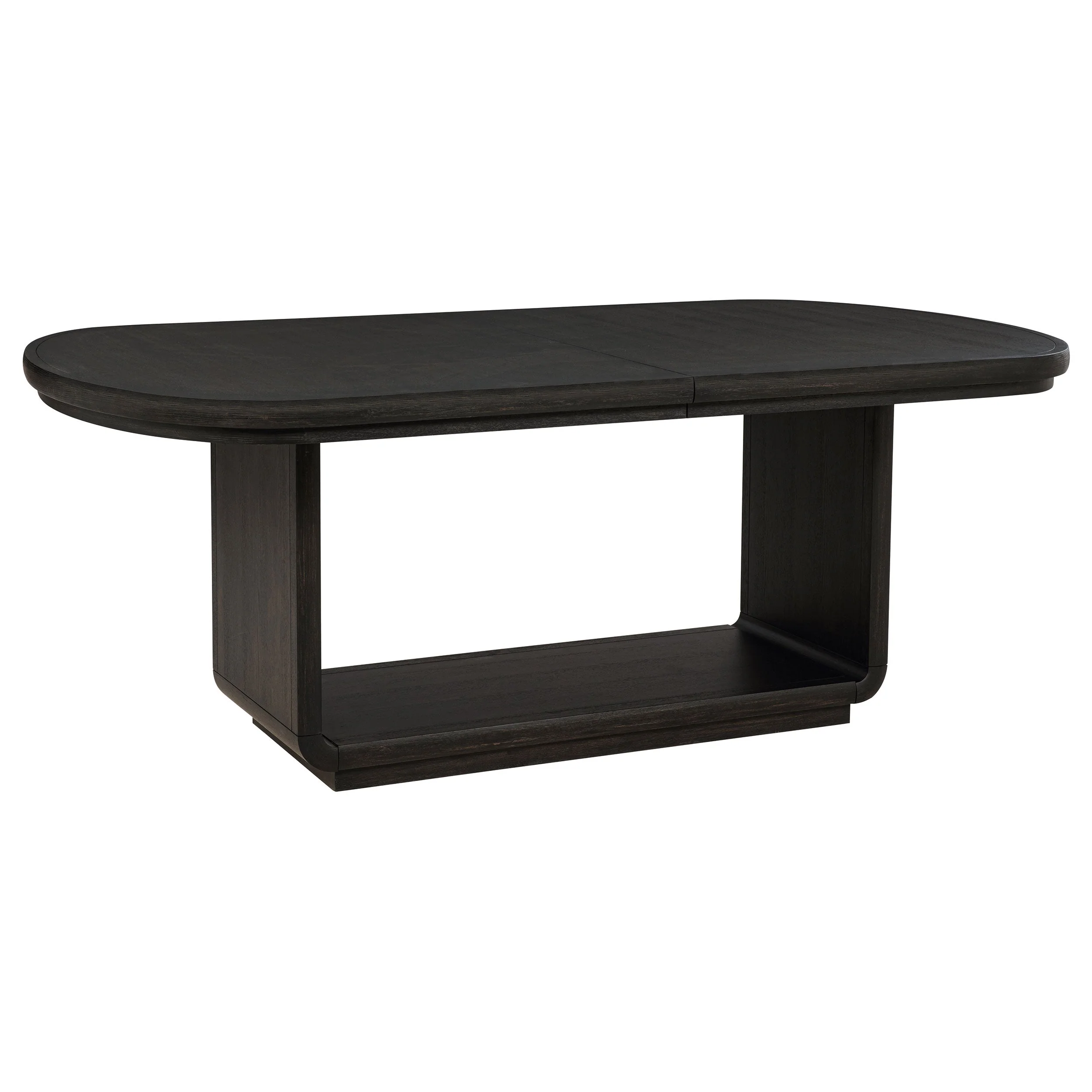 Leandro Burnished Black 78-inch Extension Dining Room Table - Image 2