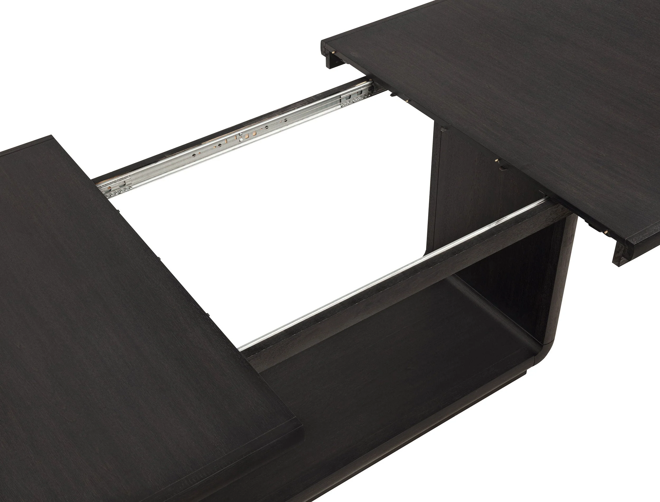 Leandro Burnished Black 78-inch Extension Dining Room Table - Image 9