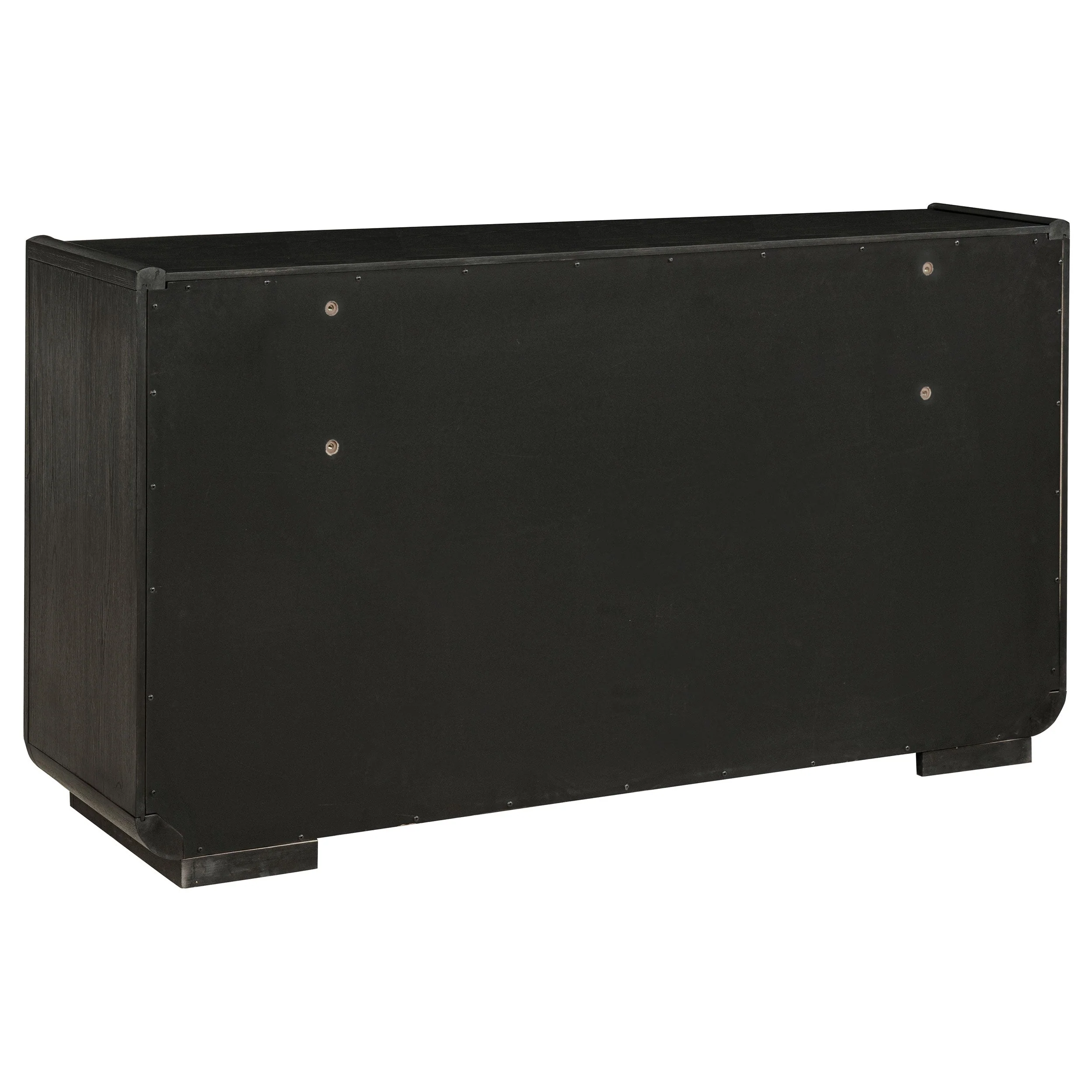 Leandro Burnished Black 8-drawer Bedroom Dresser Cabinet - Image 5