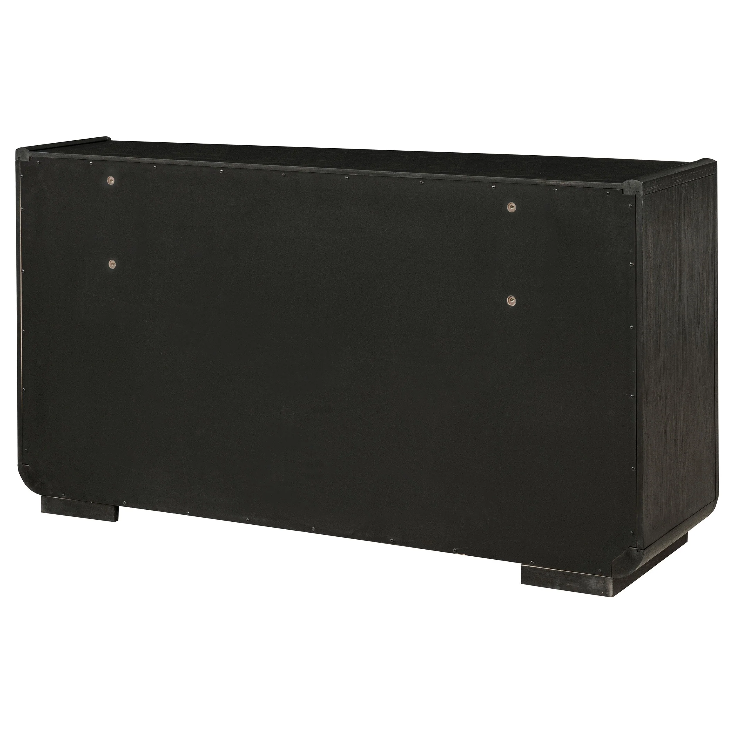 Leandro Burnished Black 8-drawer Bedroom Dresser Cabinet - Image 7