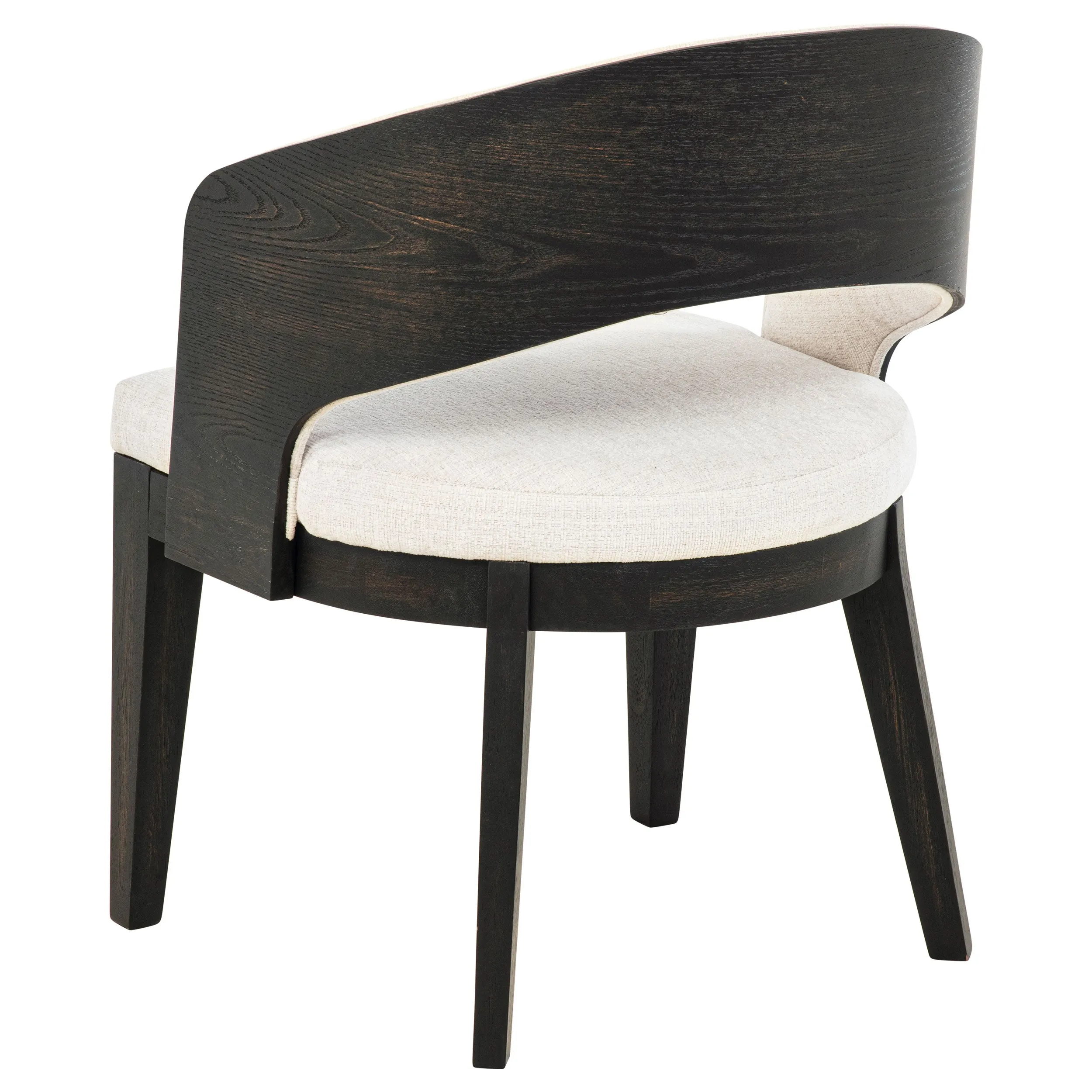 Leandro Burnished Black/Cream 7-piece Round Dining Table Set - Image 8