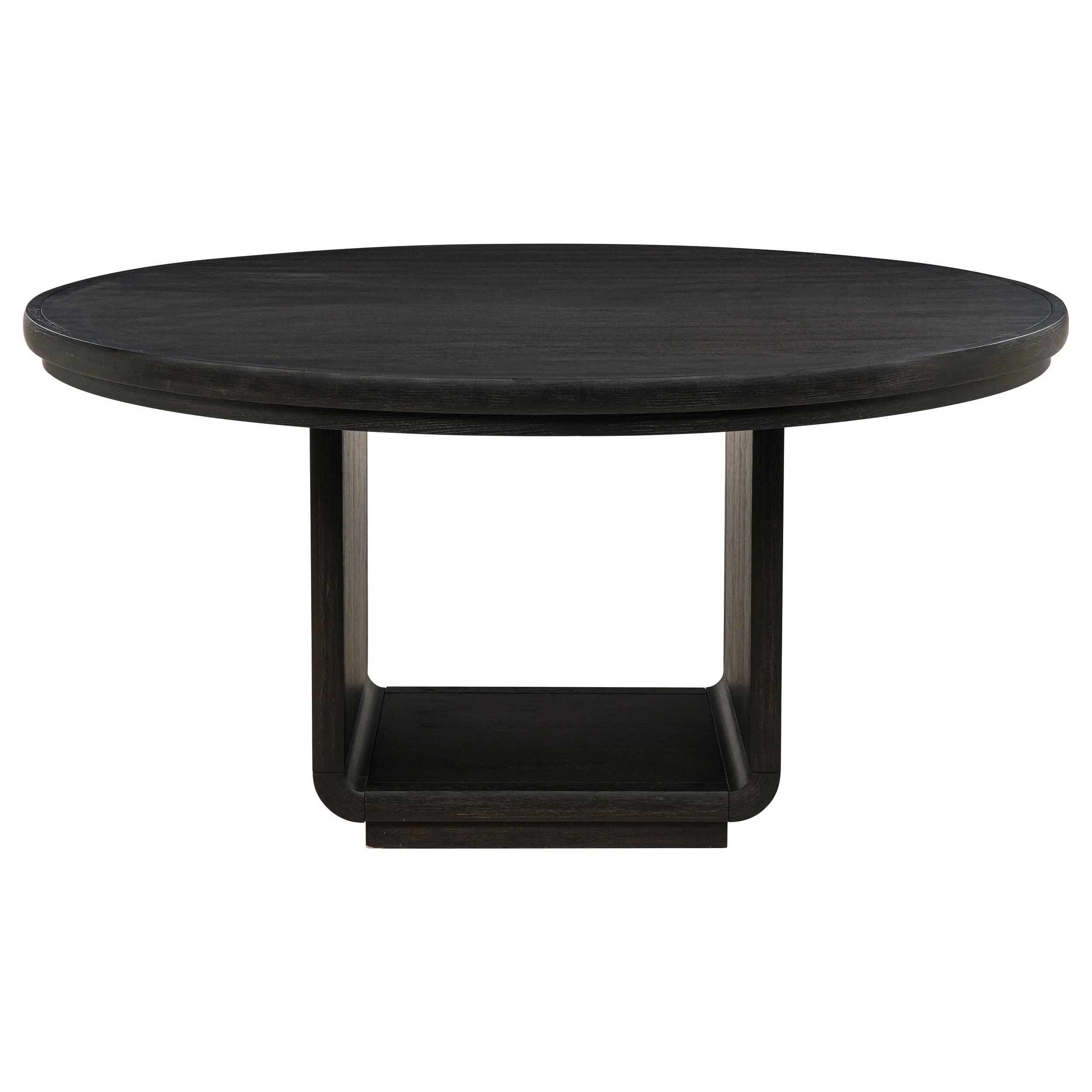 Leandro Cream/Burnished Black 7-piece Round Dining Table Set - Image 4