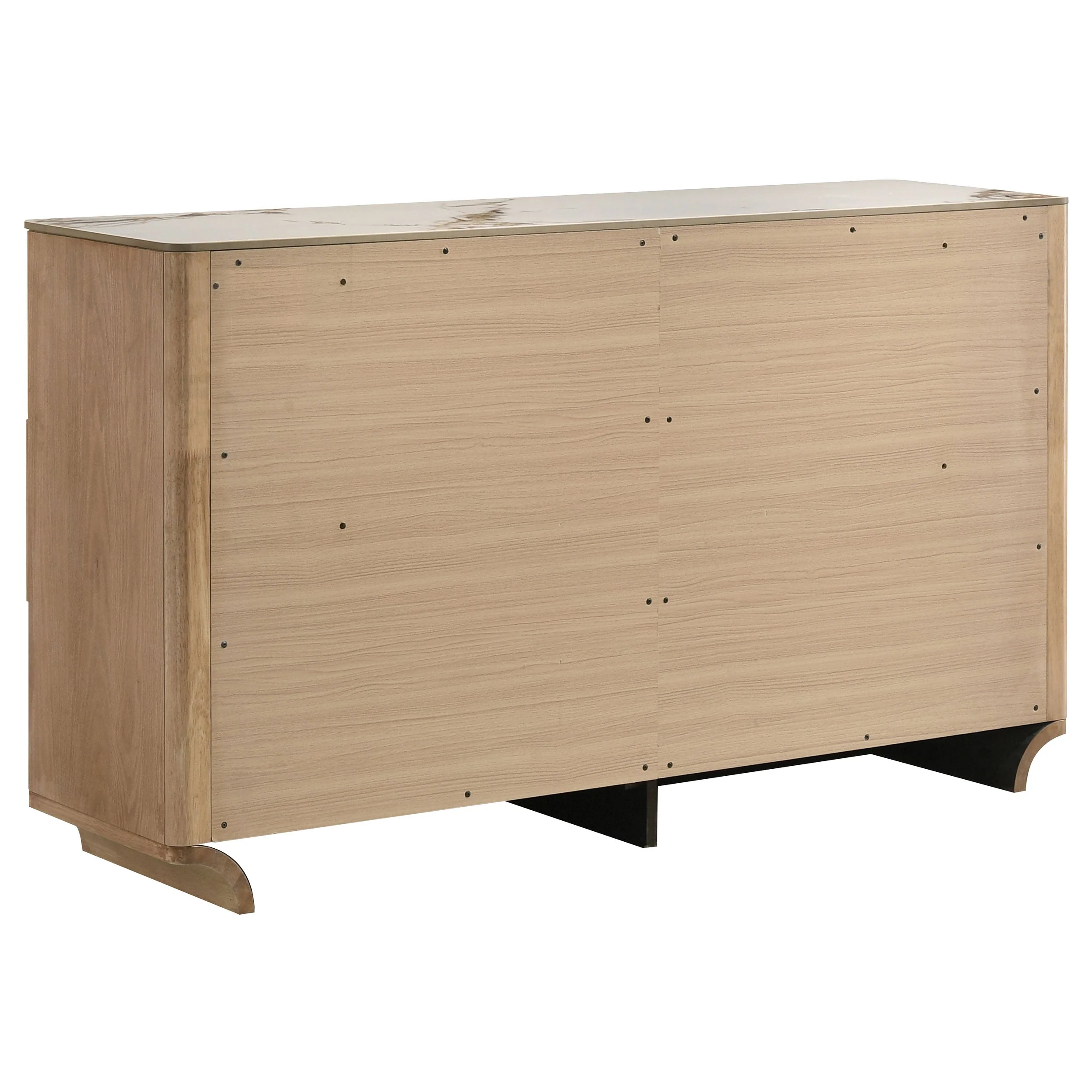 Leanne Light Oak 5-piece Queen Bedroom Set - Image 7