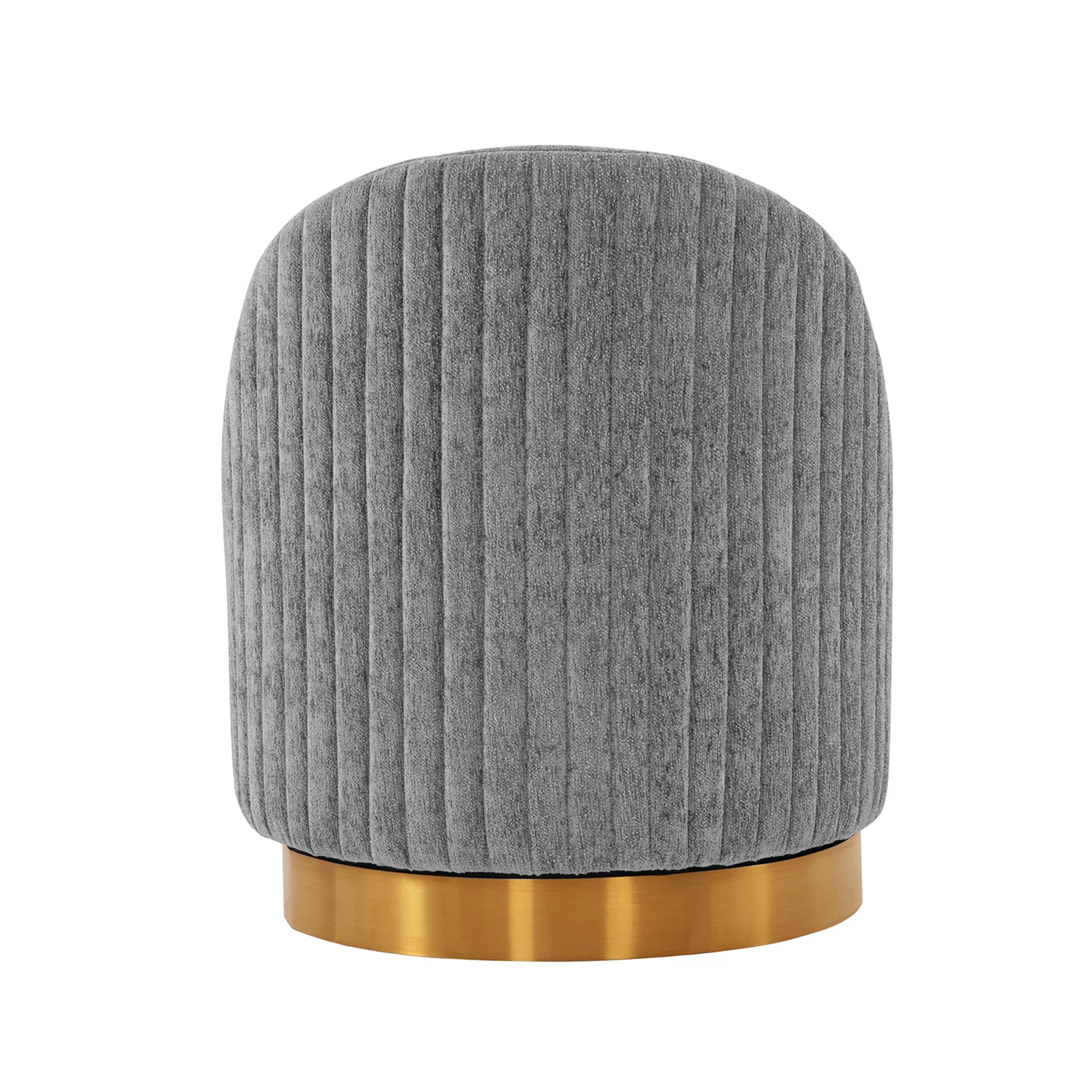 Leela Swivel Accent Chair in Grey - Image 8