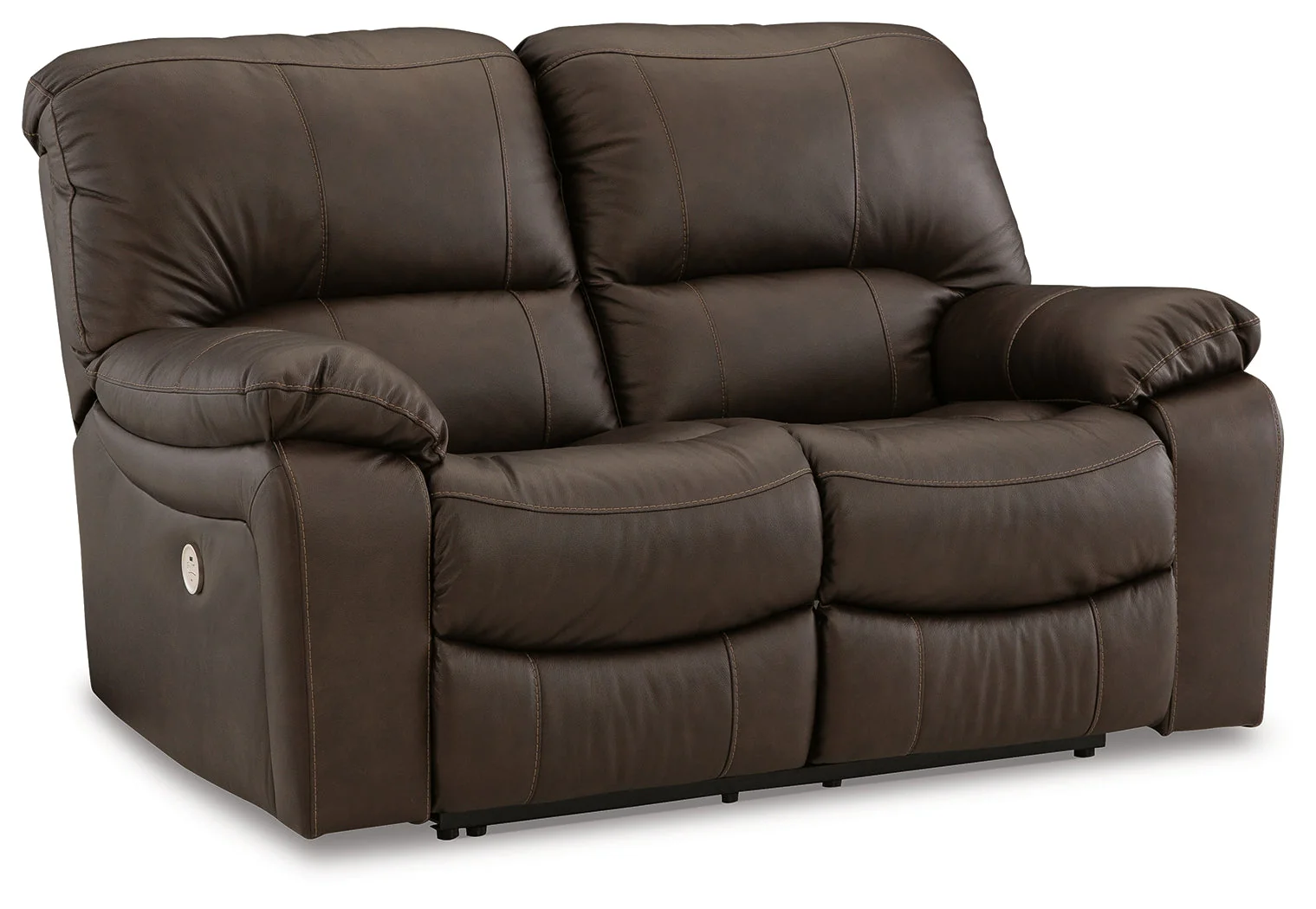 Leesworth Dark Brown Sofa and Loveseat - Image 4