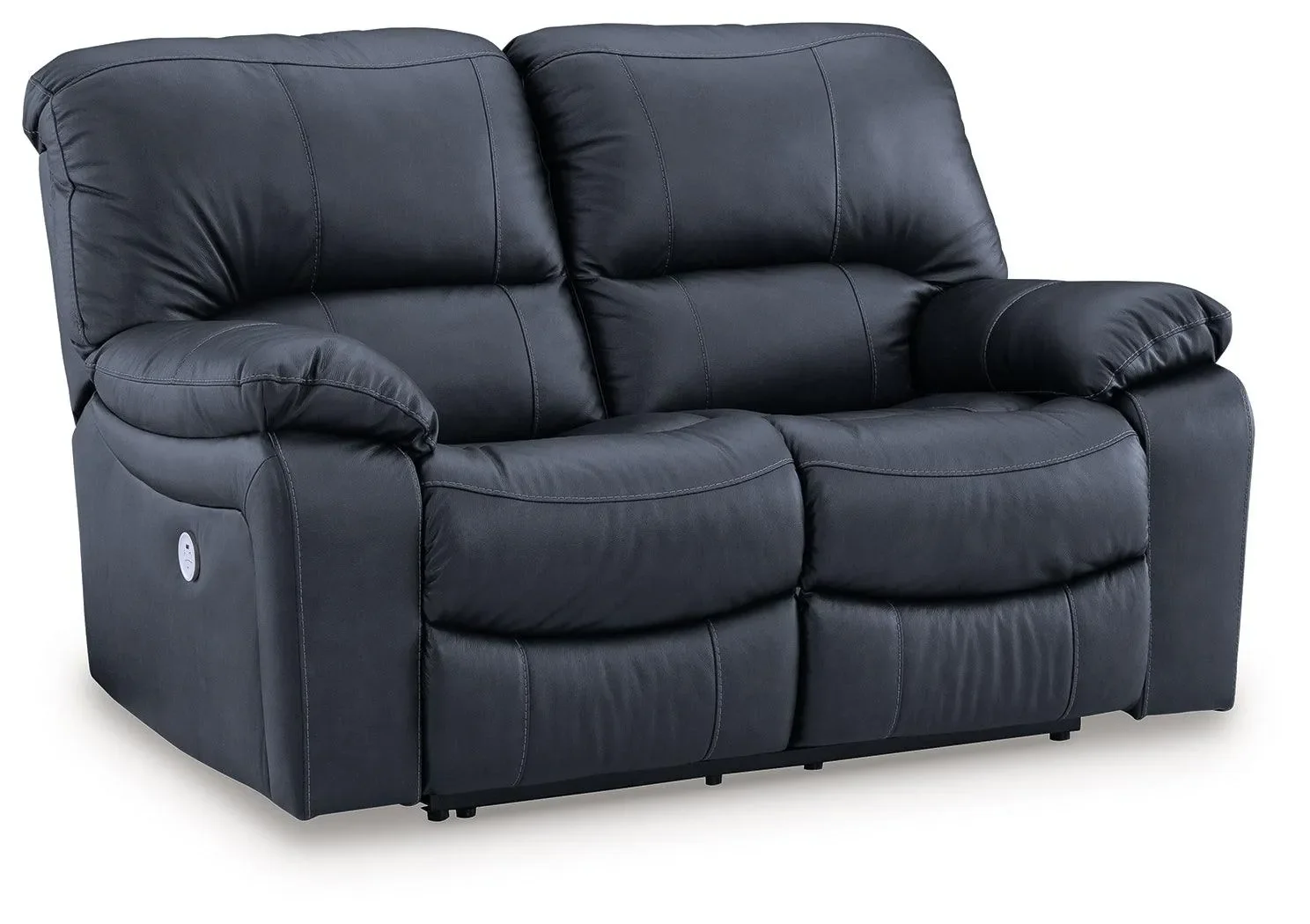 Leesworth Ocean Power Leather Reclining Loveseat - Image 2