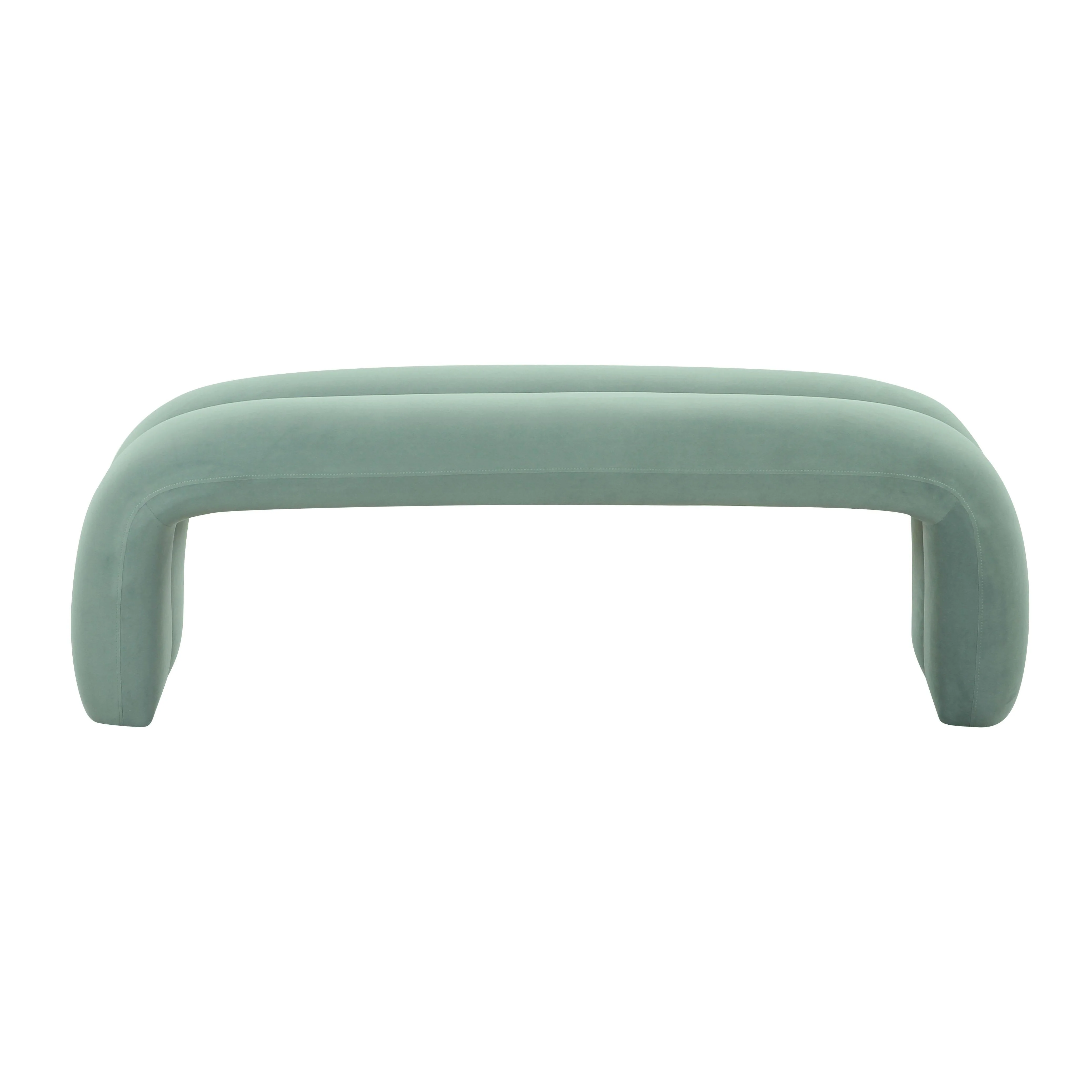 Leigh Velvet Channeled Bench - Image 11
