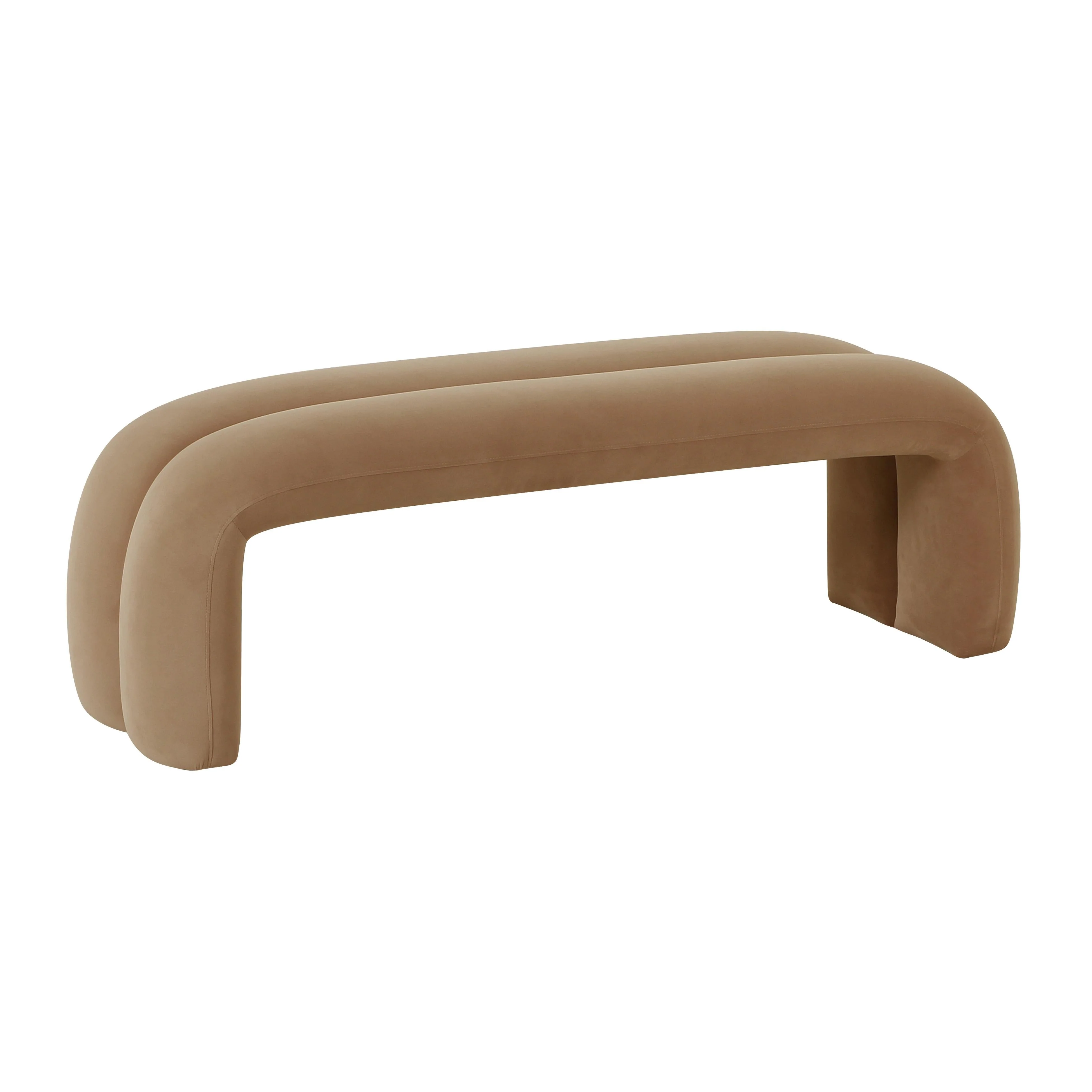 Leigh Velvet Channeled Bench - Image 15