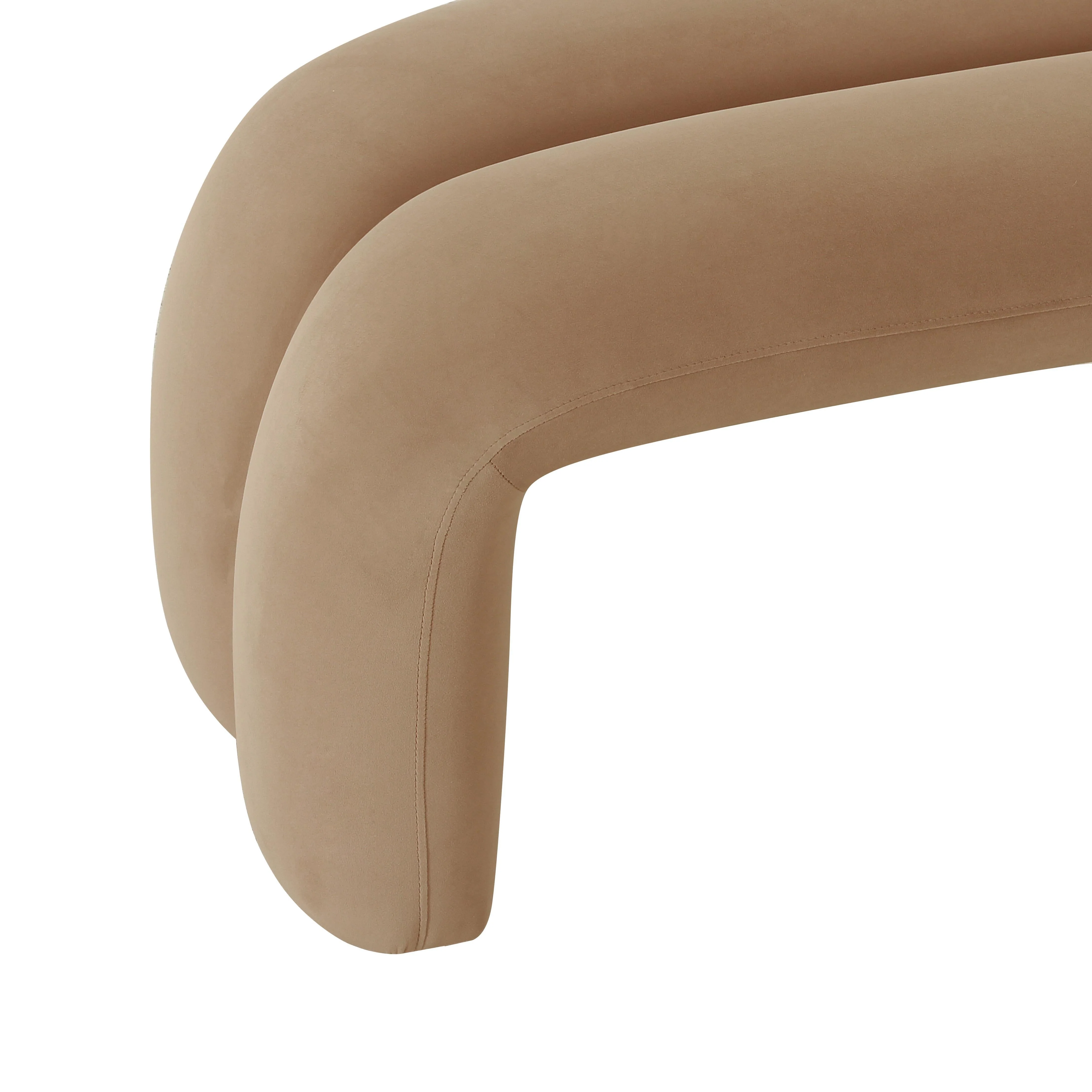 Leigh Velvet Channeled Bench - Image 20