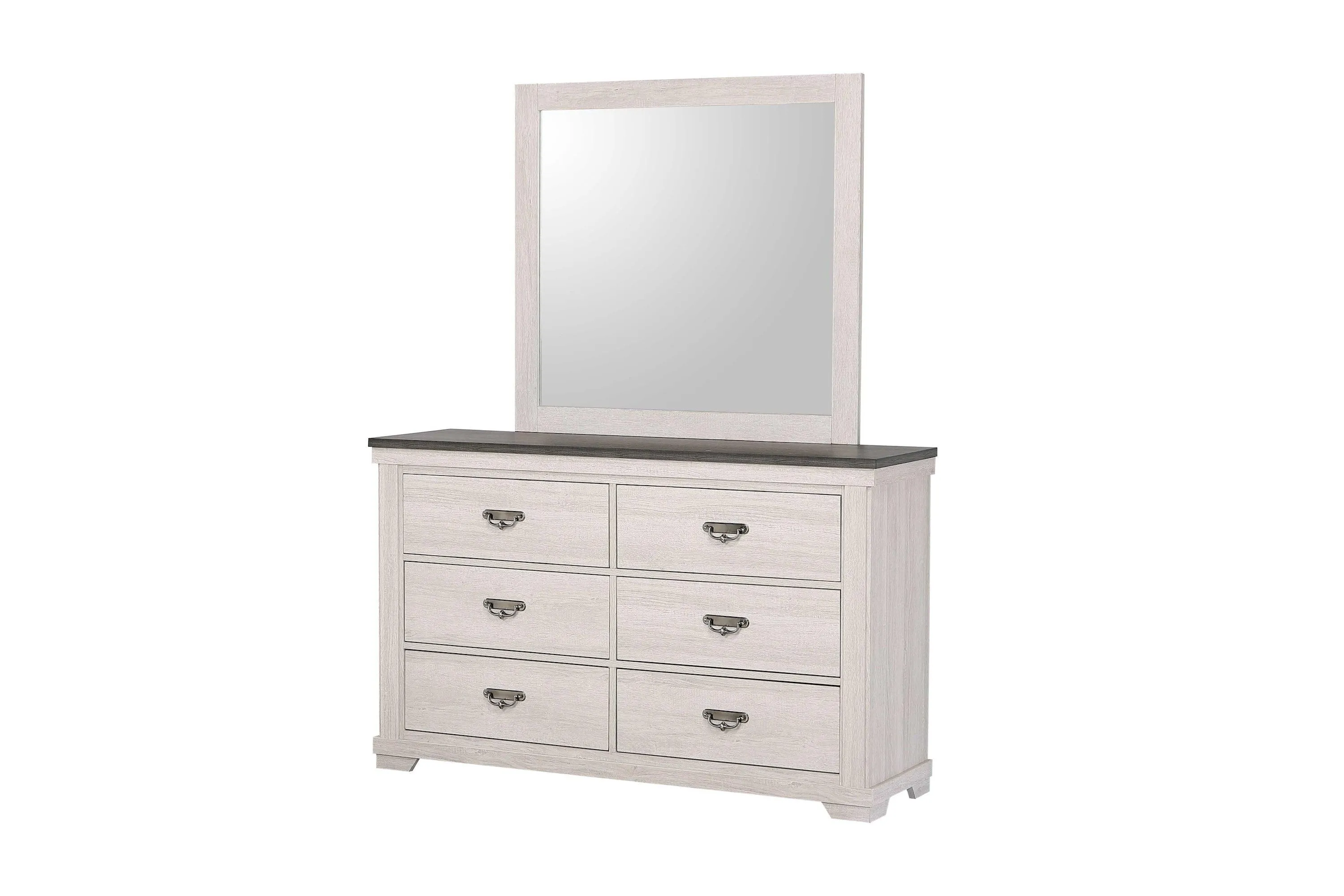 Leighton Cream and Brown Panel Youth Bedroom Set - Image 4
