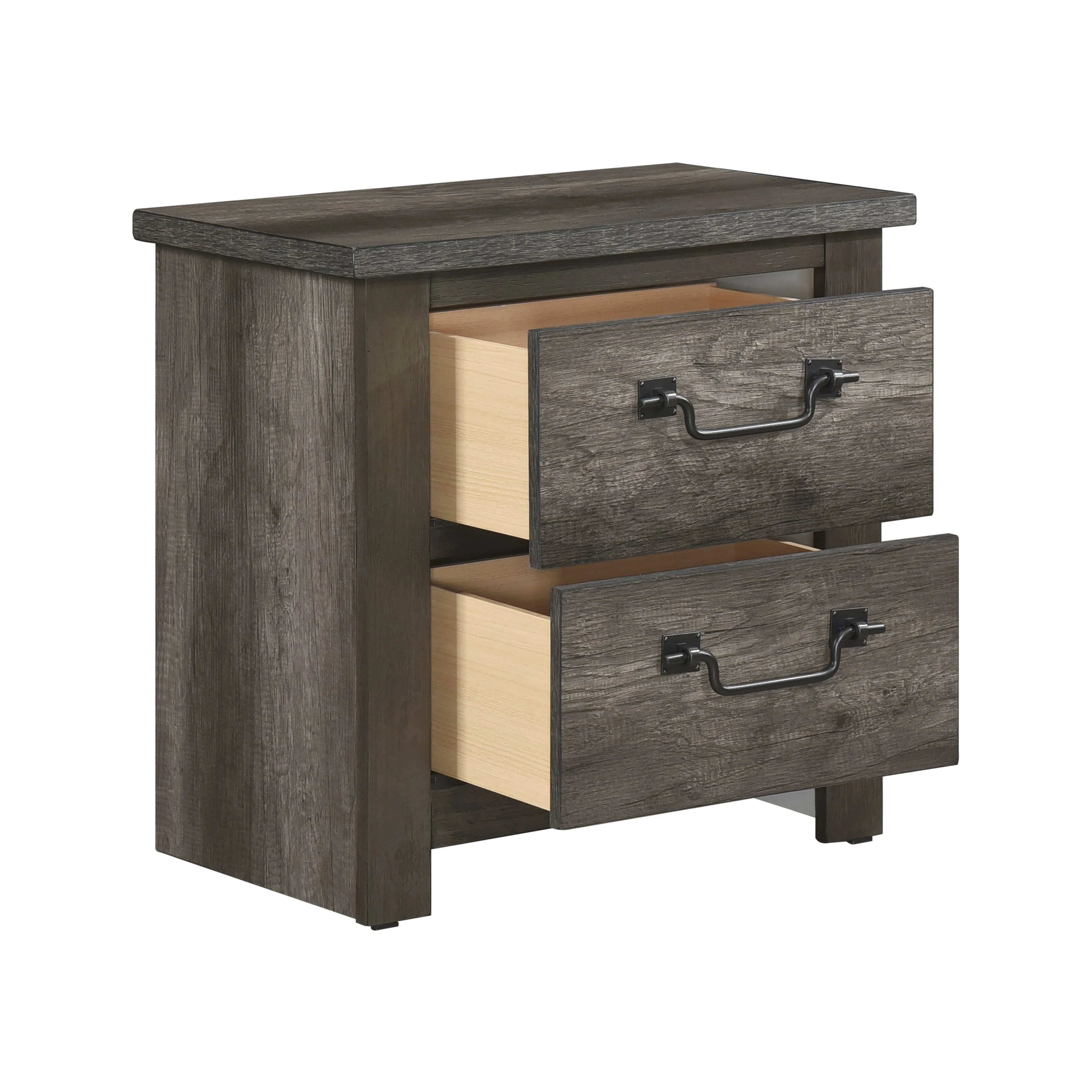 Lenior Gray Nightstand - Image 2