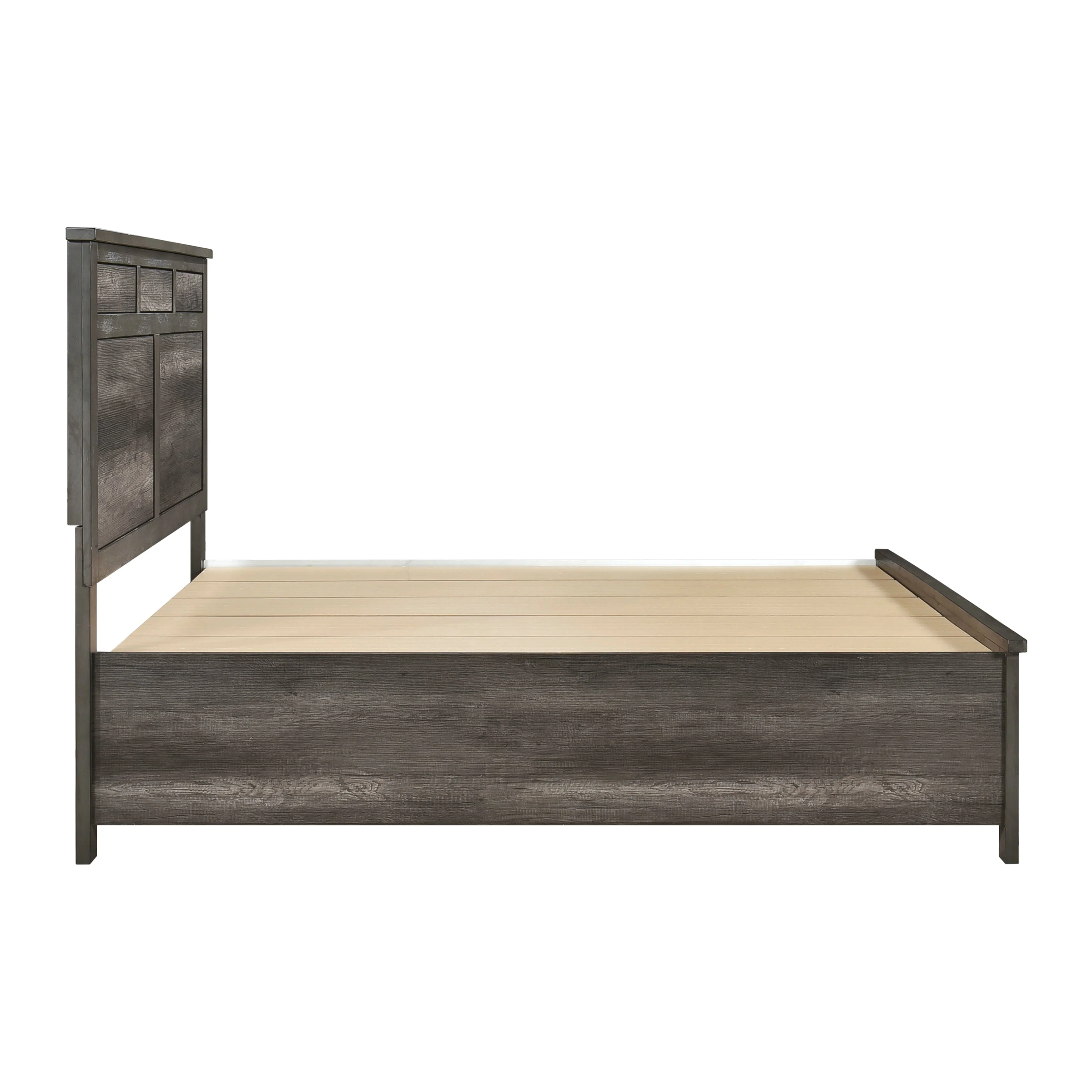 Lenior Gray Queen Storage Platform Bed - Image 5