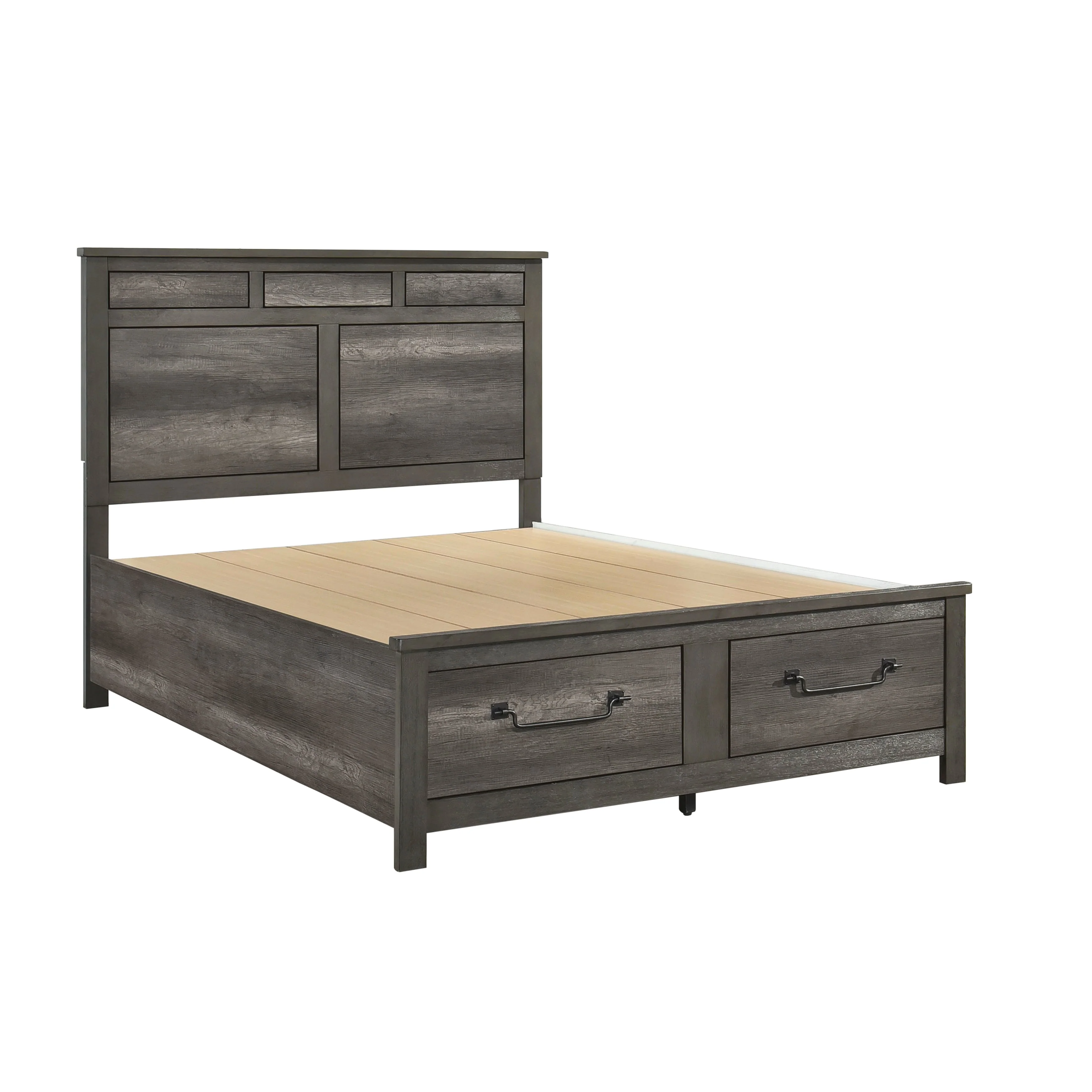 Lenior Gray Storage Platform Bedroom Set - Image 4