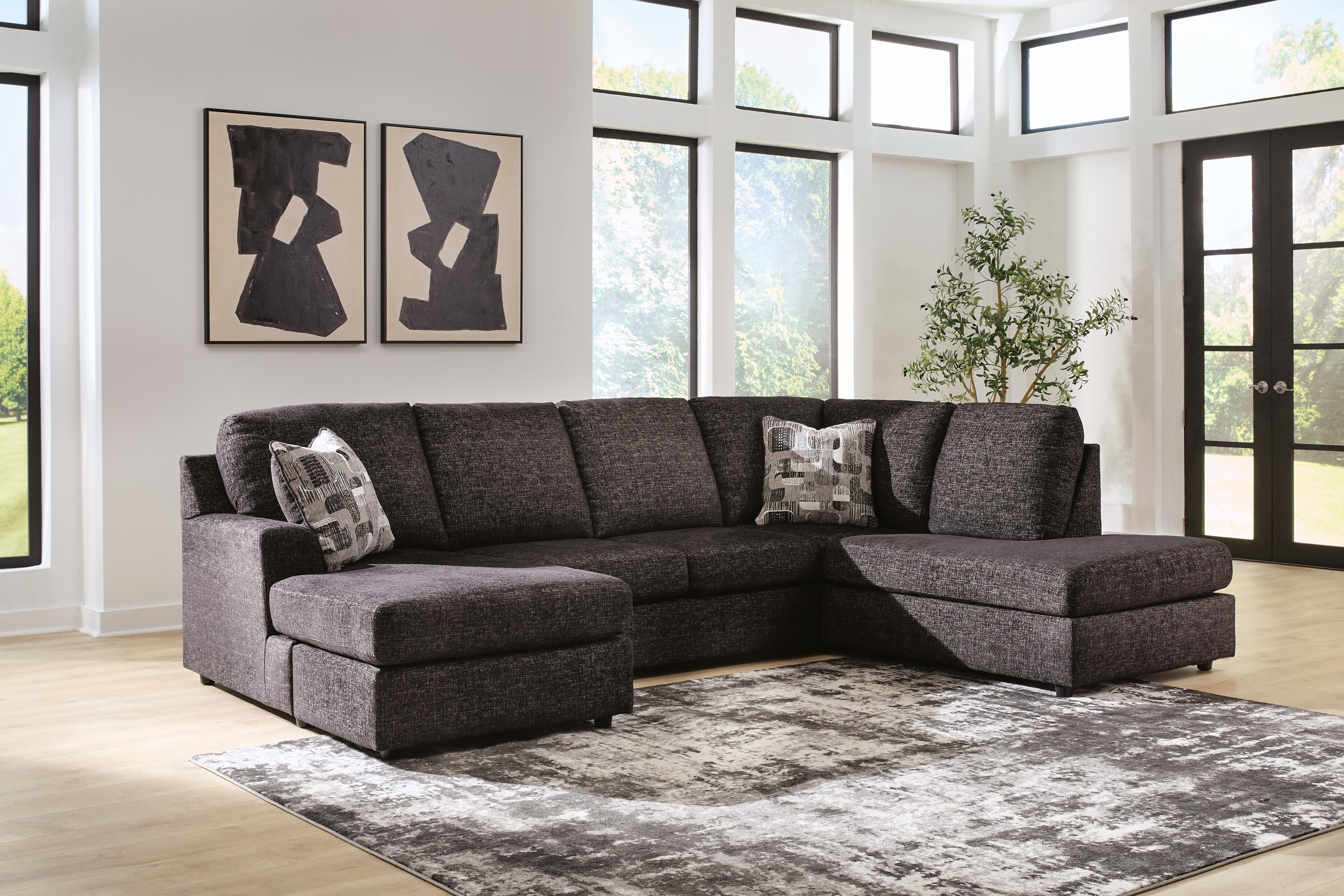 Lentiz Onyx 2-Piece Sectional with Chaise - Image 2