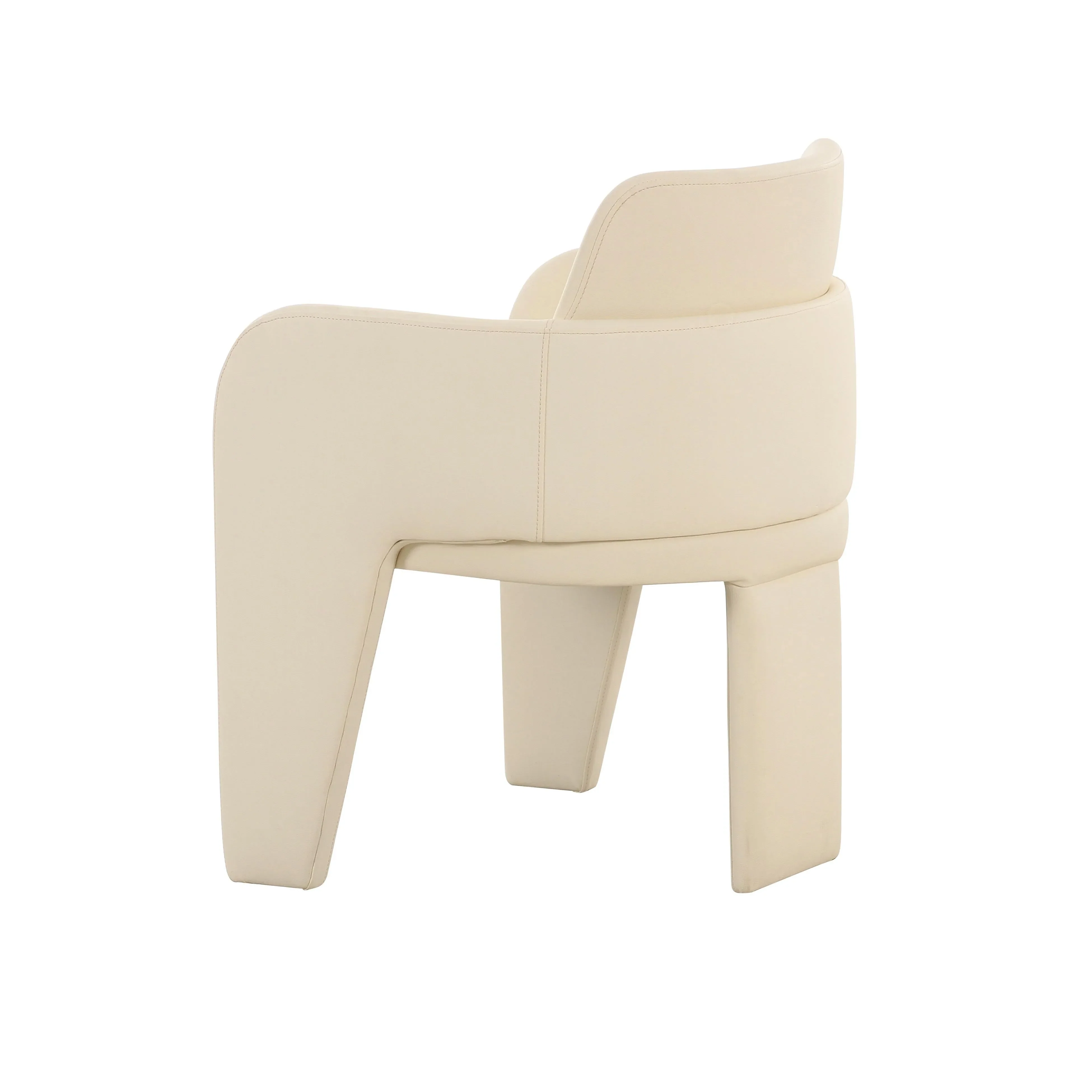 Leo Performance Vegan Leather Dining Chair - Image 4