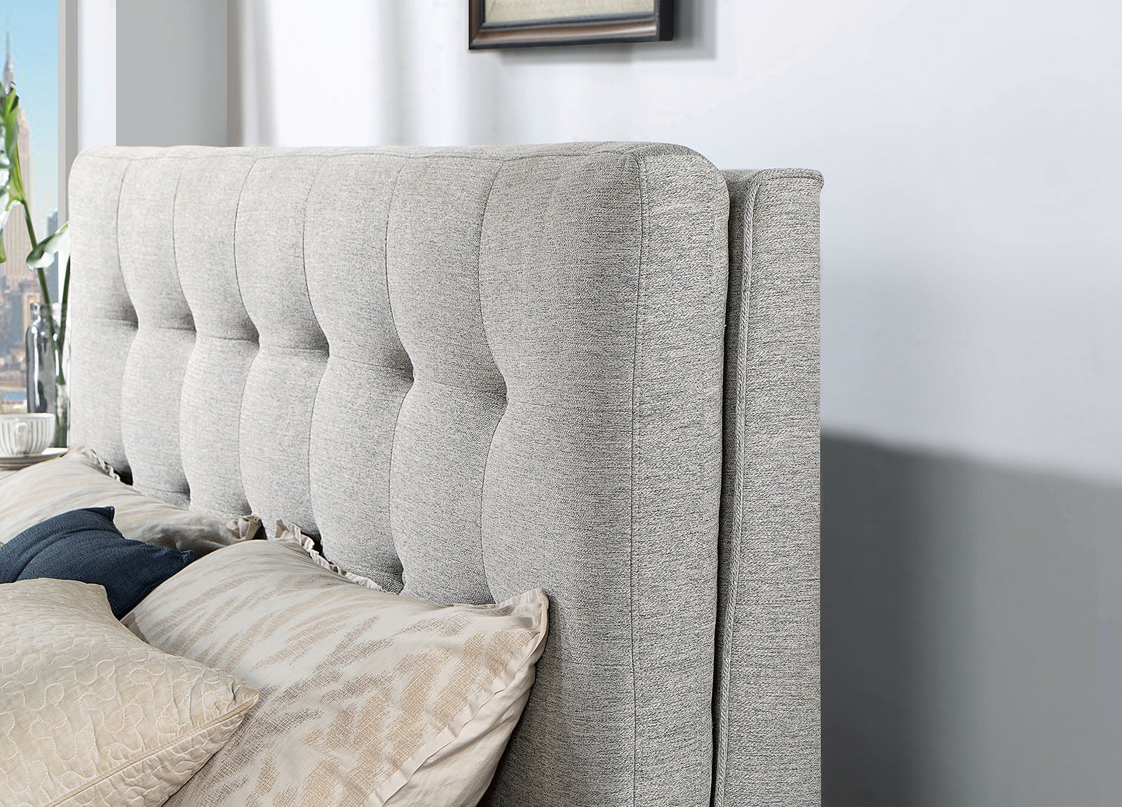 Leomin Gray King Bed - Image 2