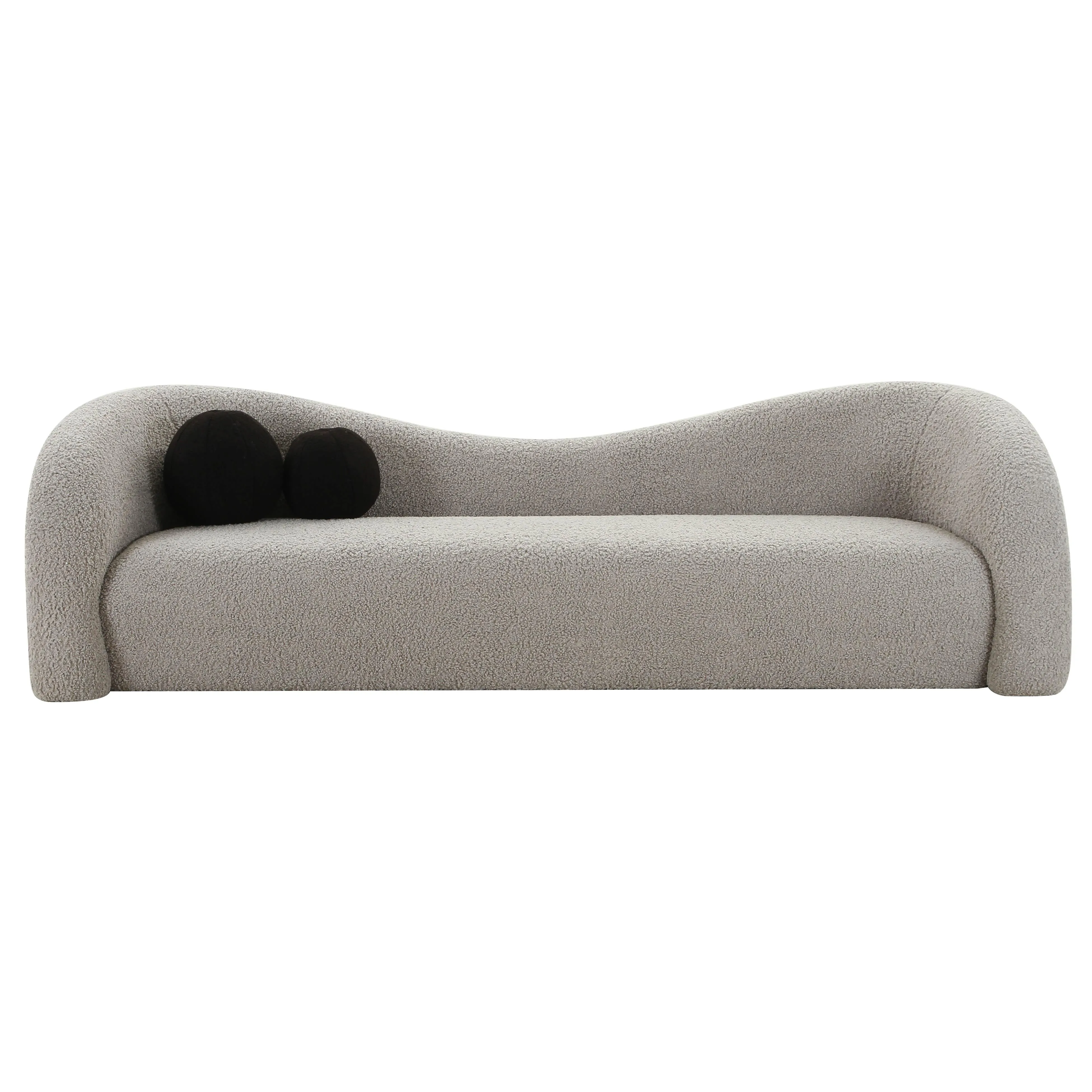 Leonie Faux Shearling Sofa - Image 9