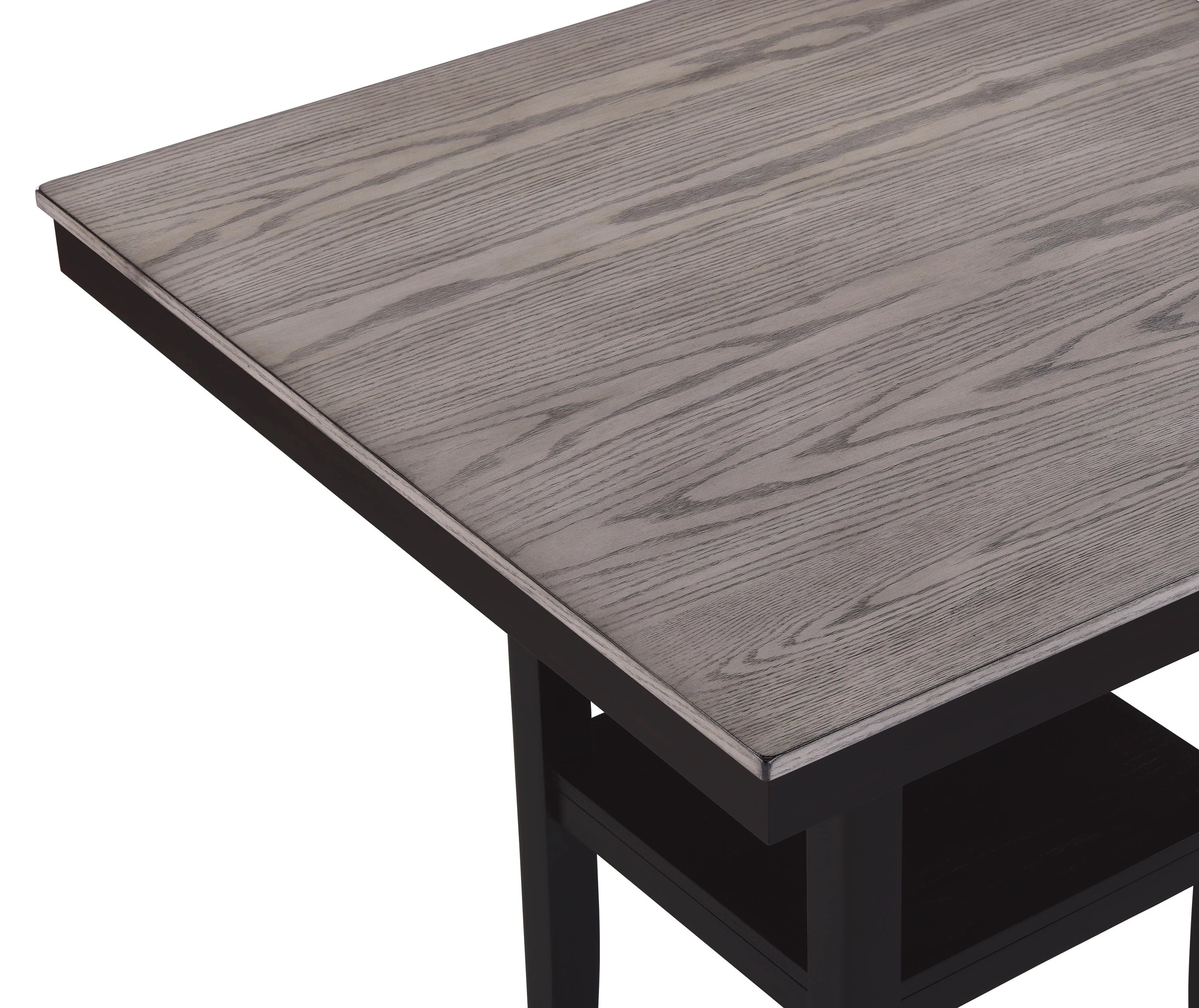 Lester Light Gray 5-Piece Counter Height Set - Image 5