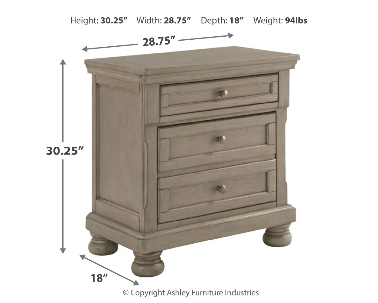Lettner Light Gray Storage Platform Bedroom Set - Image 10