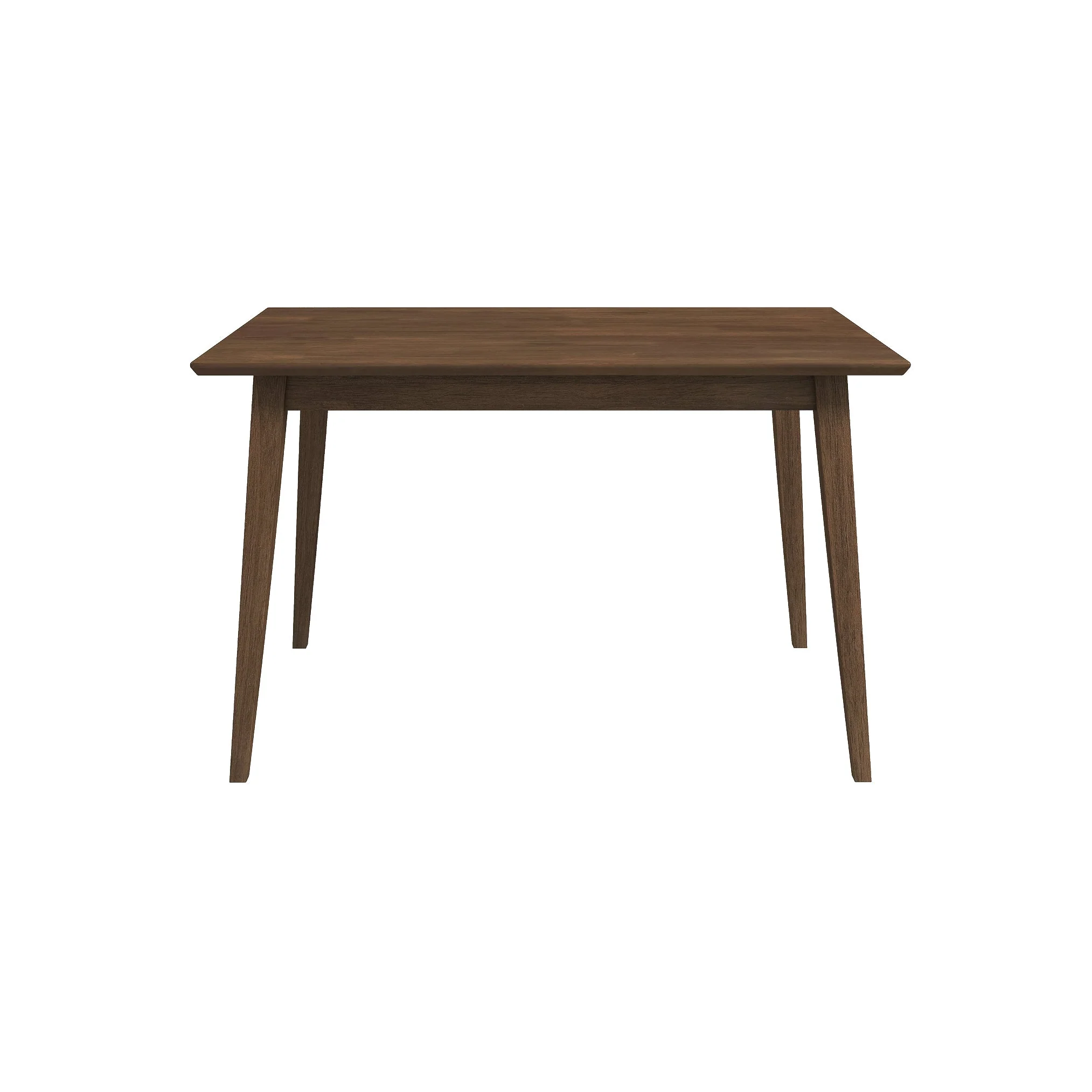 Levi Modern Style Solid Wood Rectangular Walnut Top Dining Table 47" - Image 6