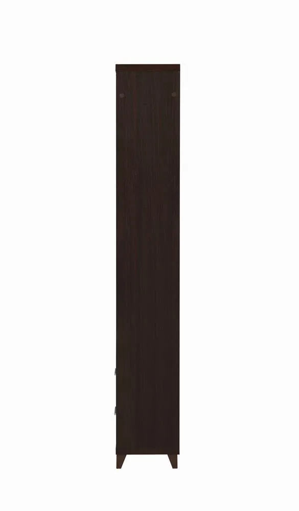 Lewes Cappuccino 2-Drawer Media Tower - Image 6