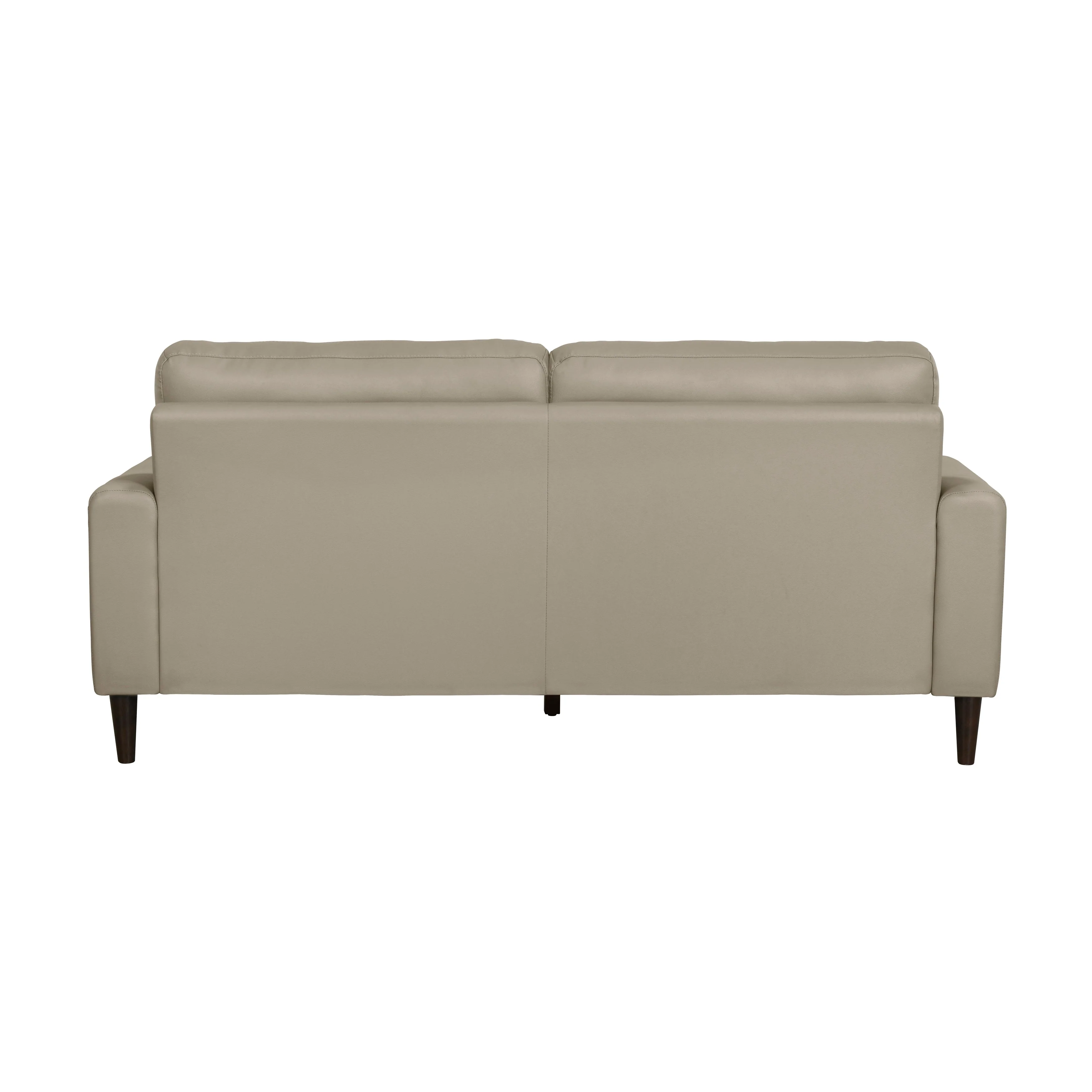 Lewes Latte Leather Sofa - Image 4