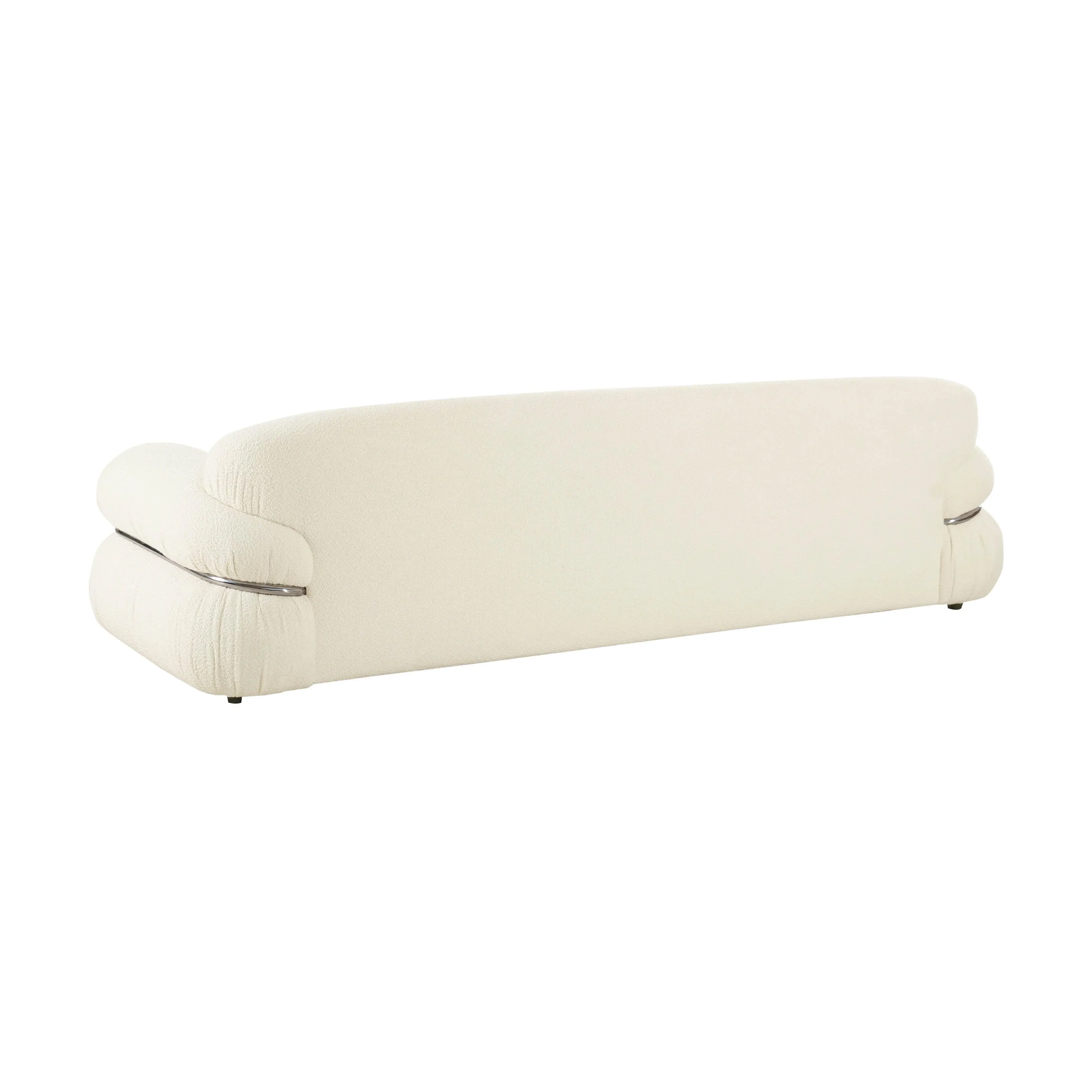 Leyla Cream Boucle Sofa - Image 3