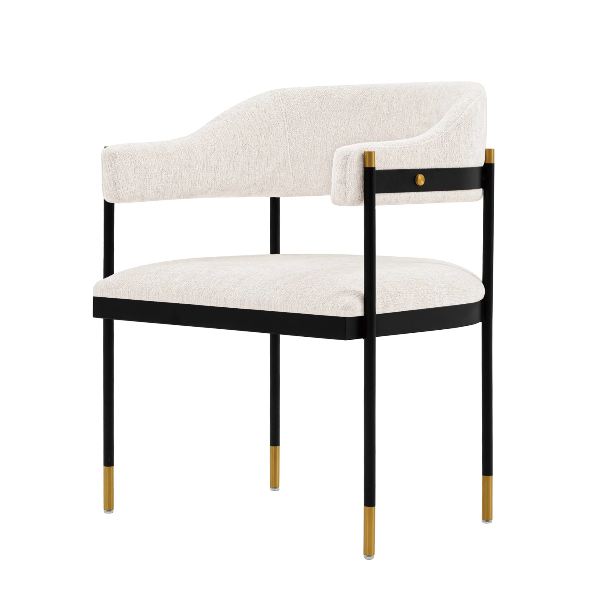 Lia Dining Armchair in Cream - Image 7