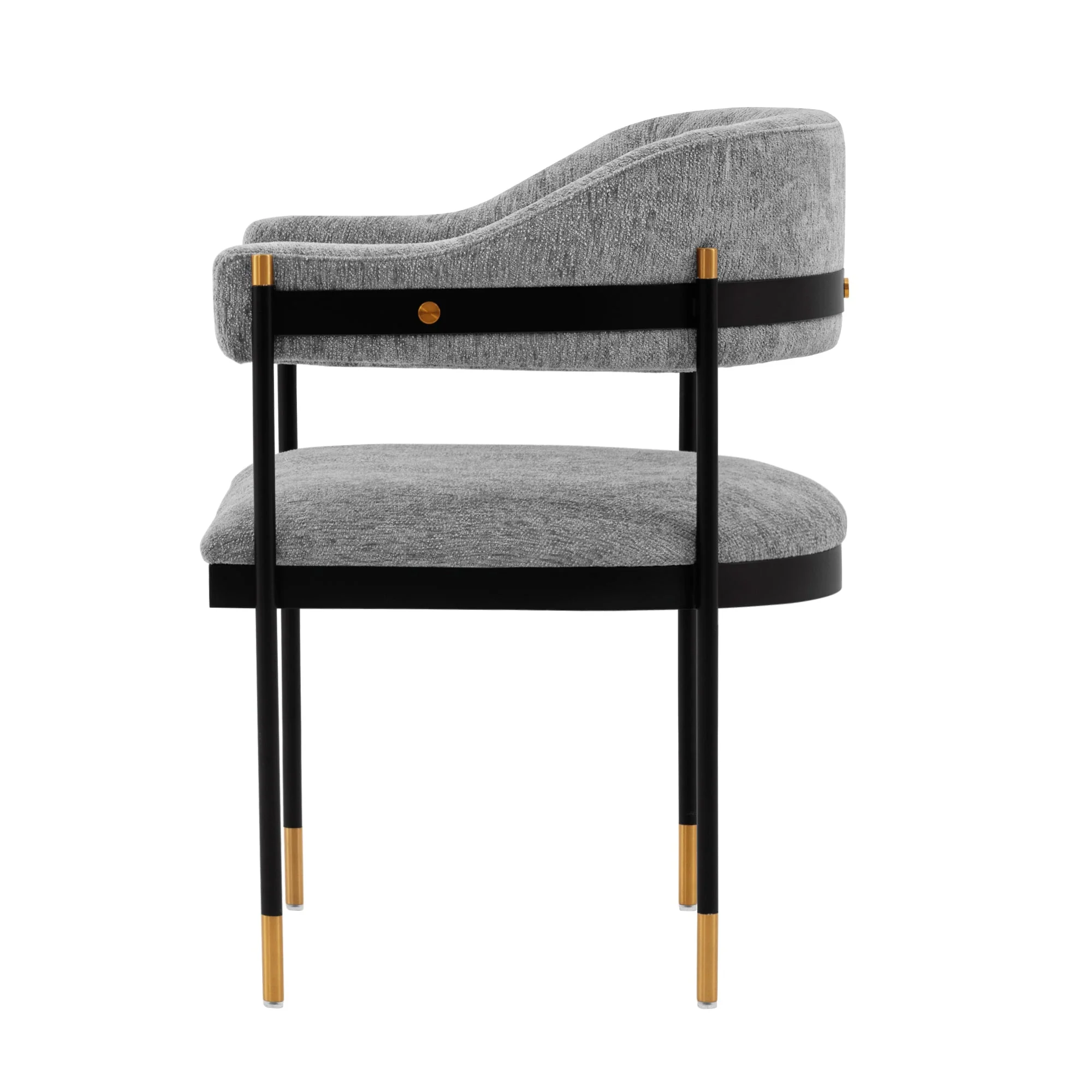 Lia Dining Armchair in Grey (set of 2) - Image 6