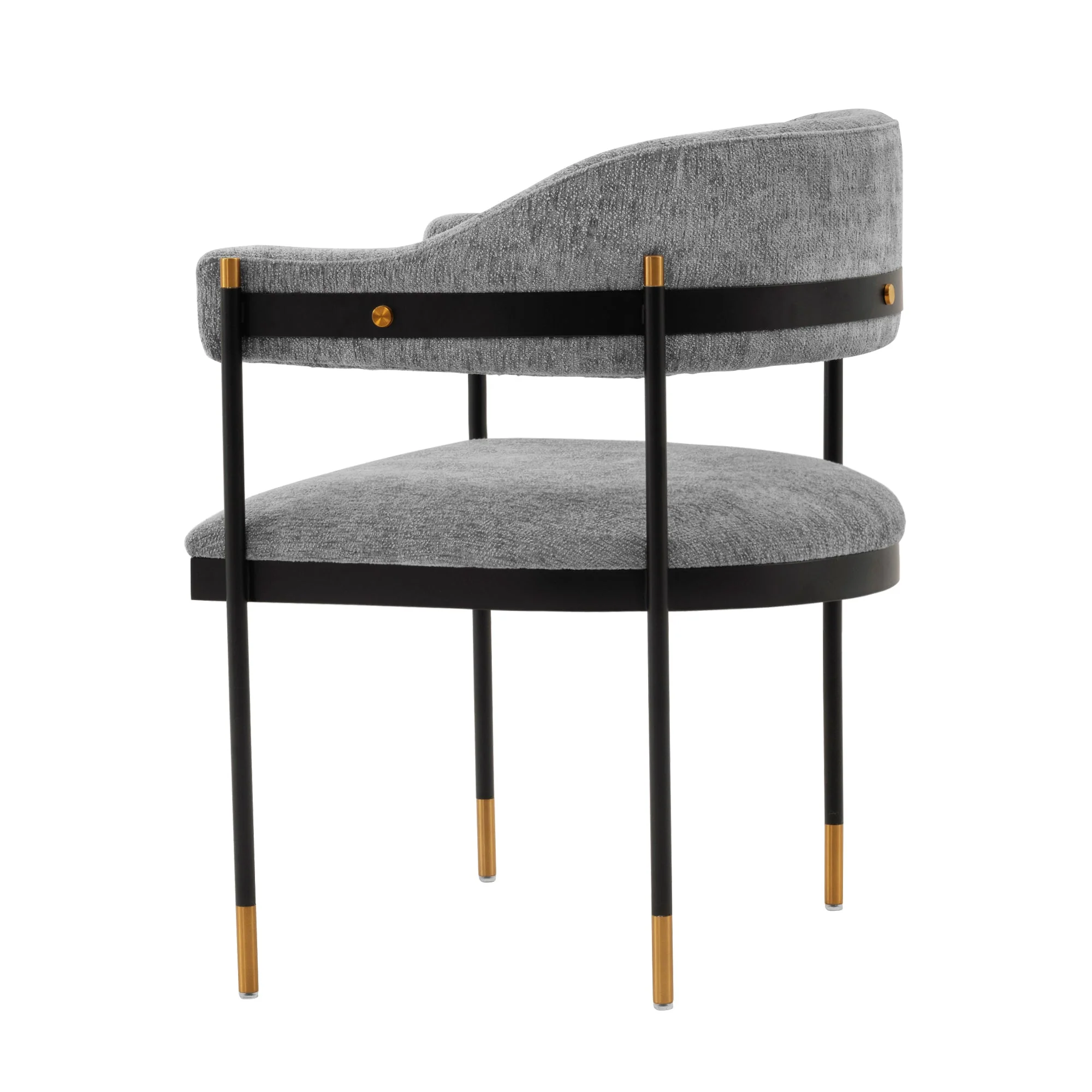 Lia Dining Armchair in Grey (set of 2) - Image 7